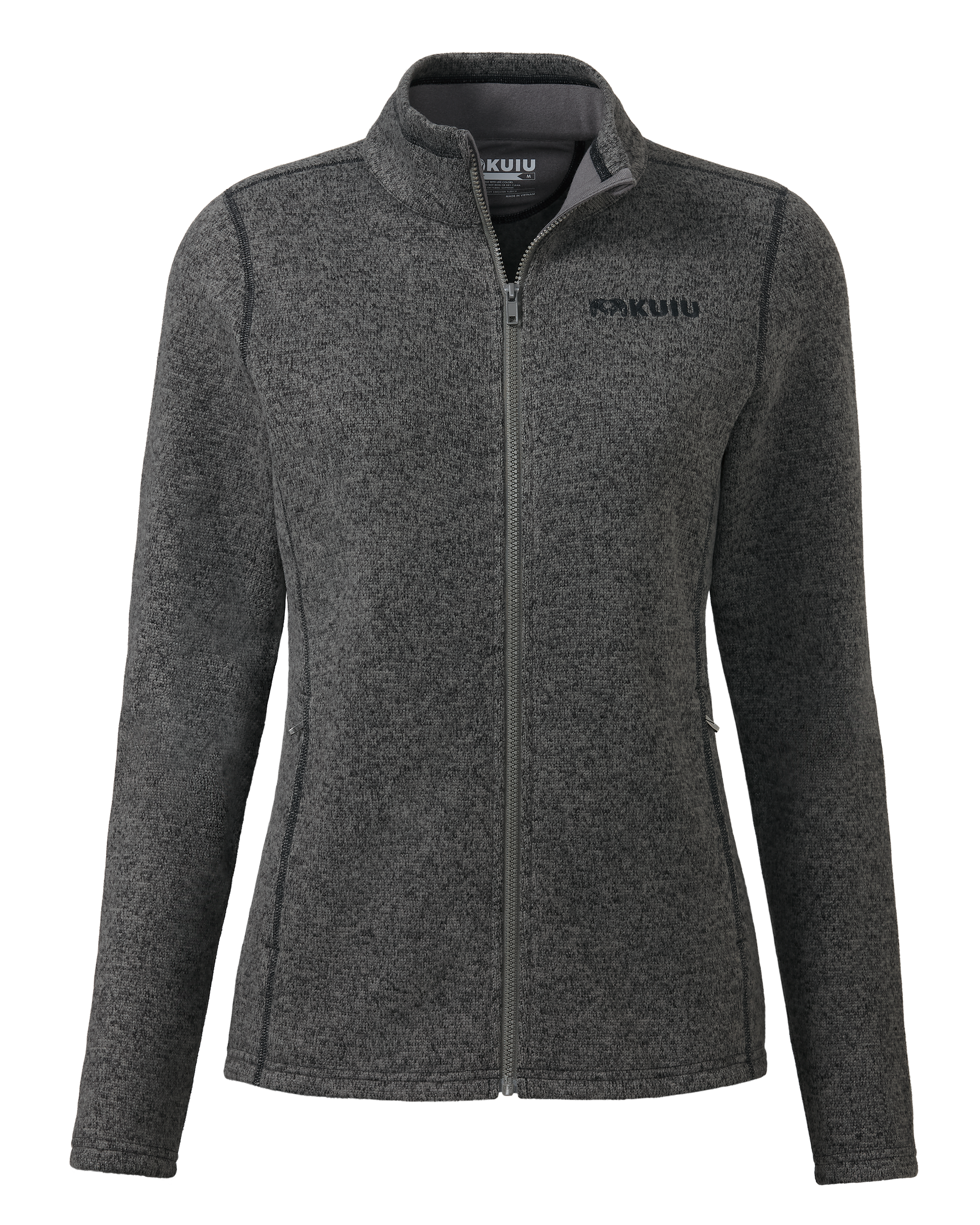 Women's Base Camp Full Zip Sweater | Charcoal Heather