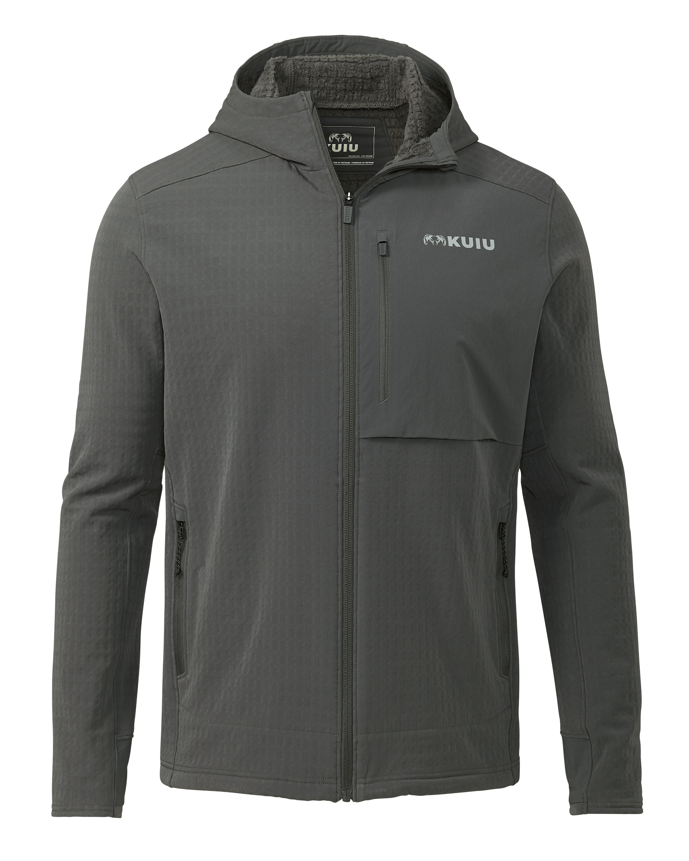 Blockfield Fleece Hoodie | Gunmetal