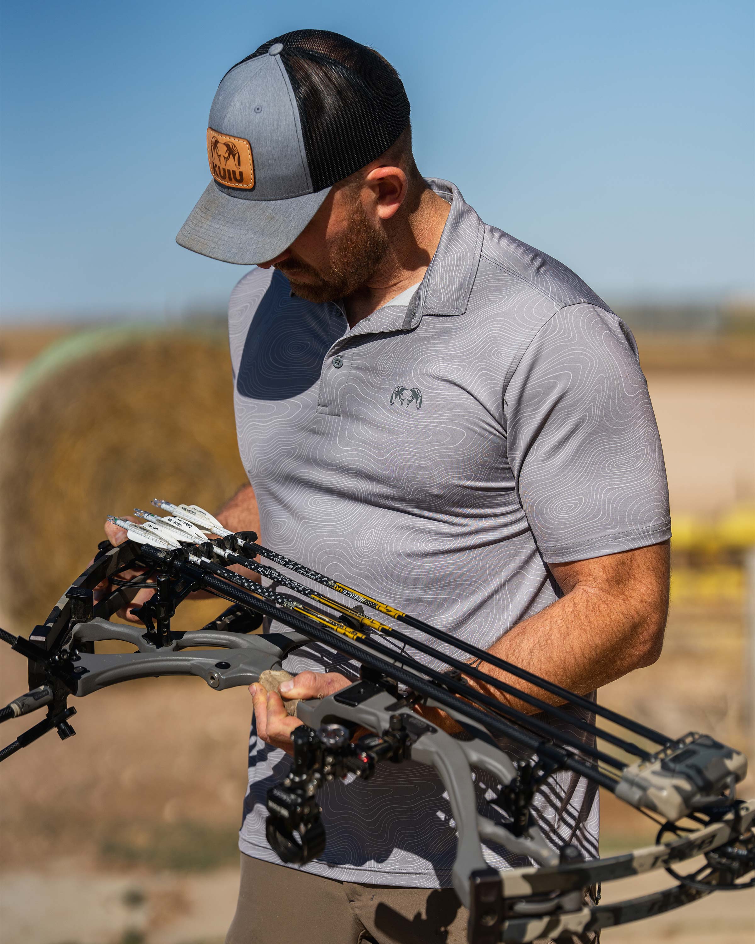 KUIU Performance Polo | Haze Topo - Image 5