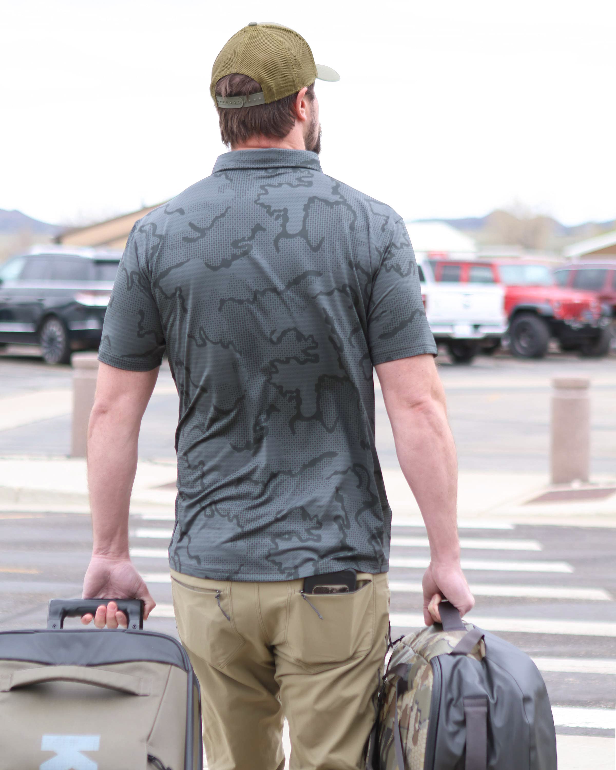KUIU Performance Polo | Gunmetal Tonal - Image 4