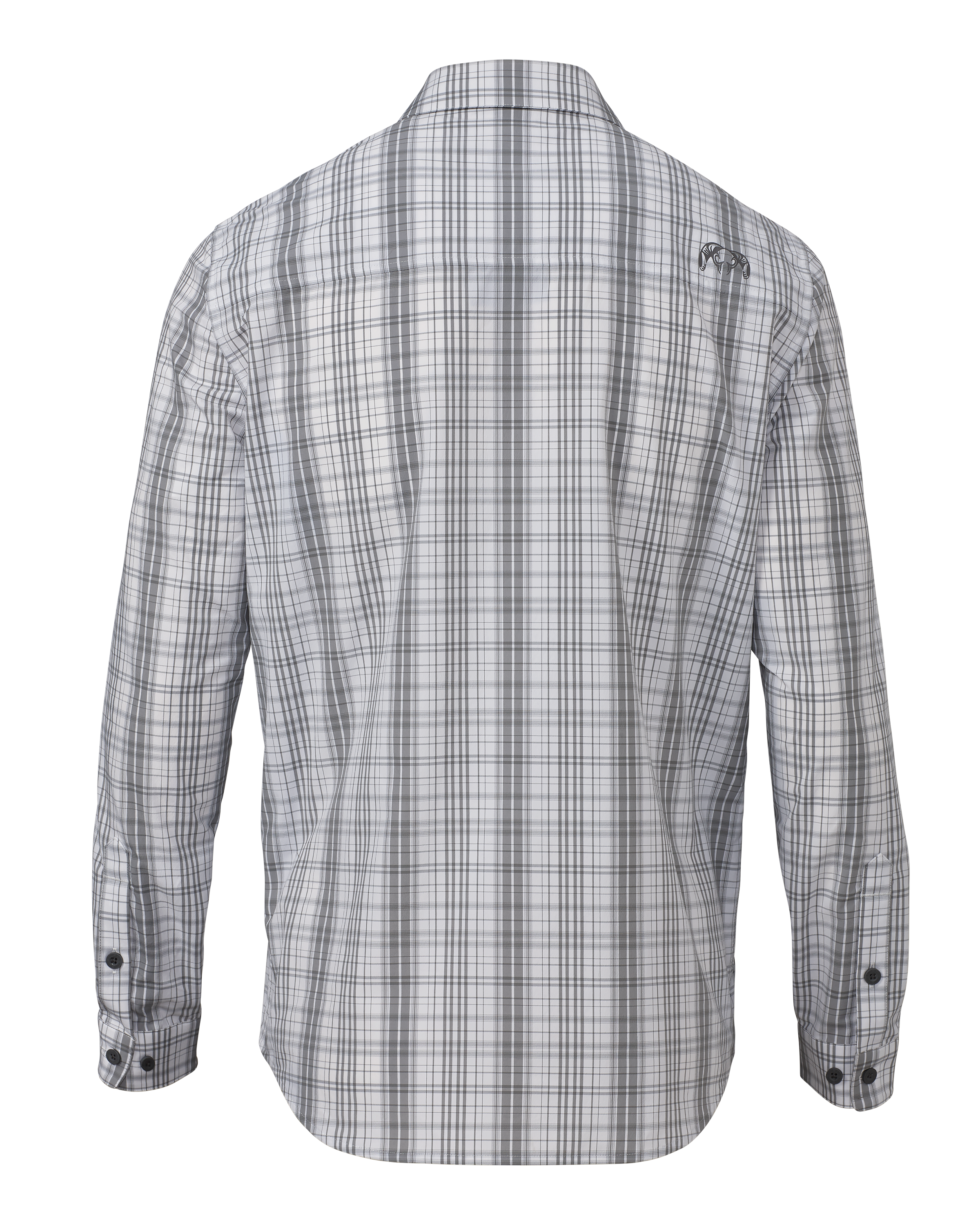 Borrego LS Shirt | Granite Plaid - Image 2