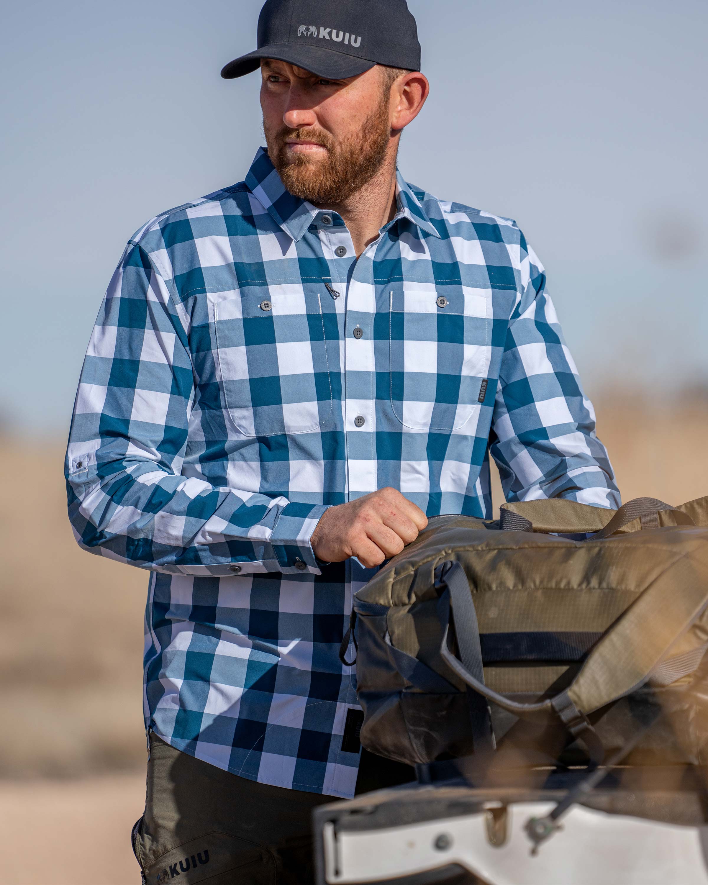 Borrego LS Shirt | Buckbrush Plaid - Image 6