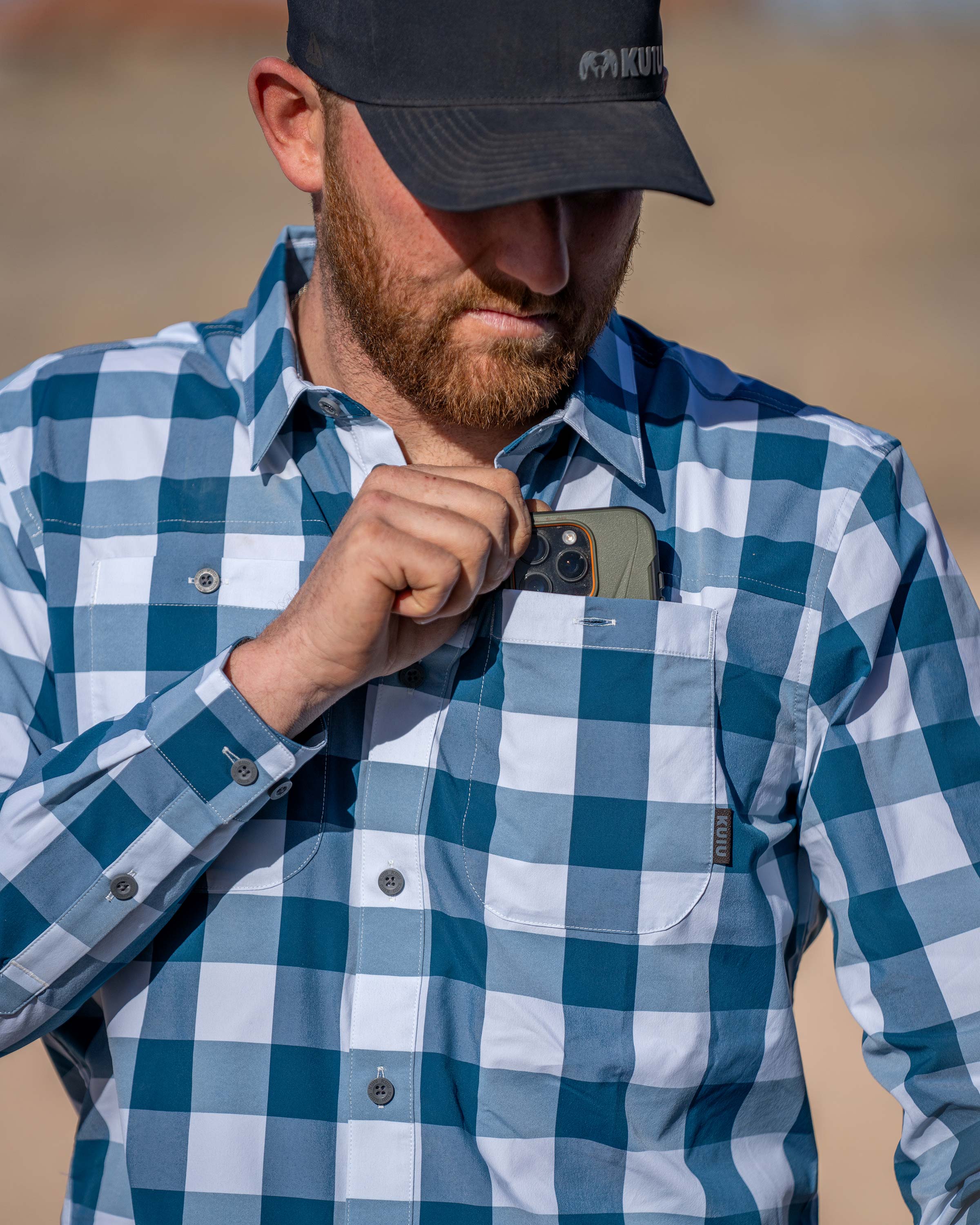 Borrego LS Shirt | Buckbrush Plaid - Image 7