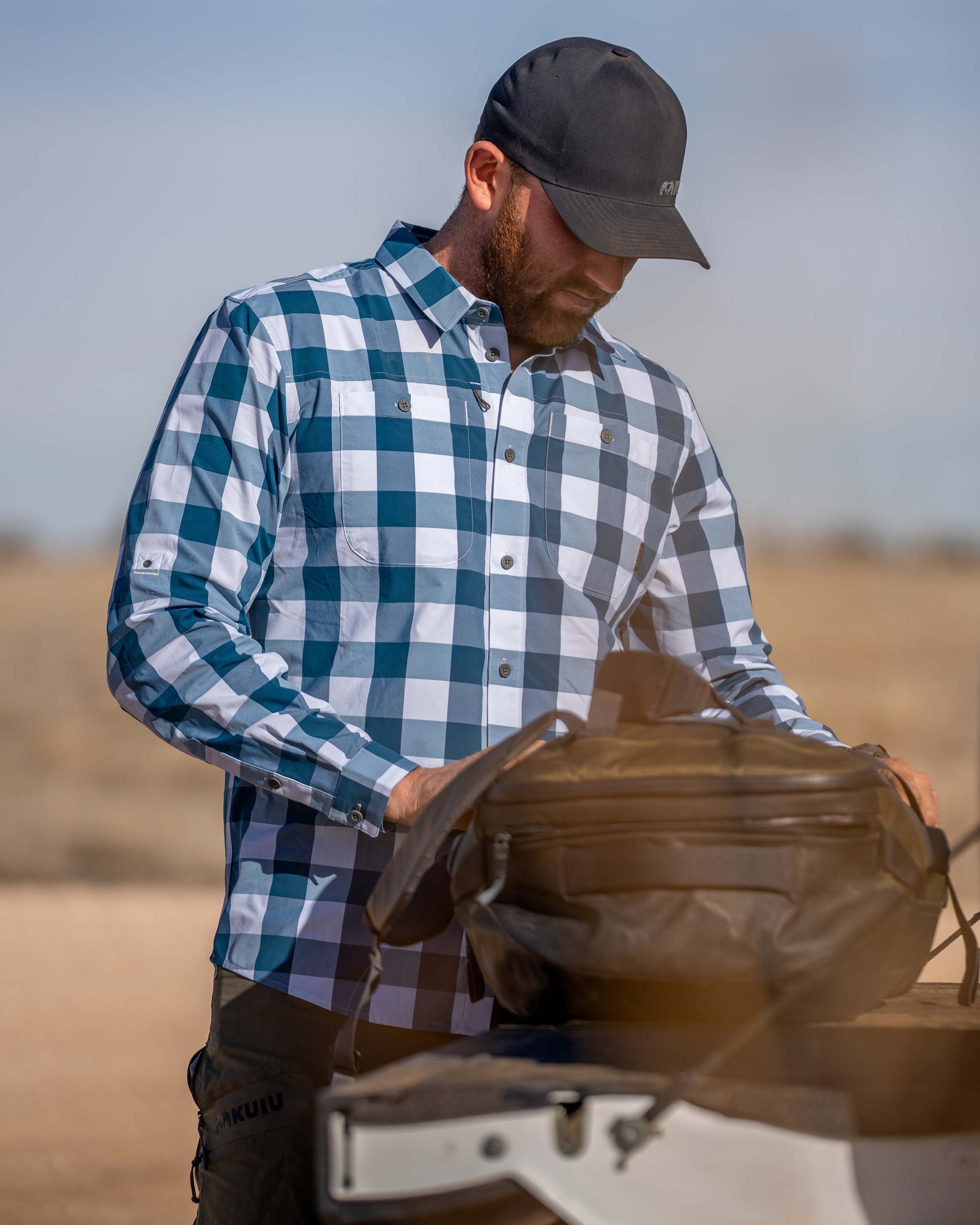 Borrego LS Shirt | Buckbrush Plaid - Image 8