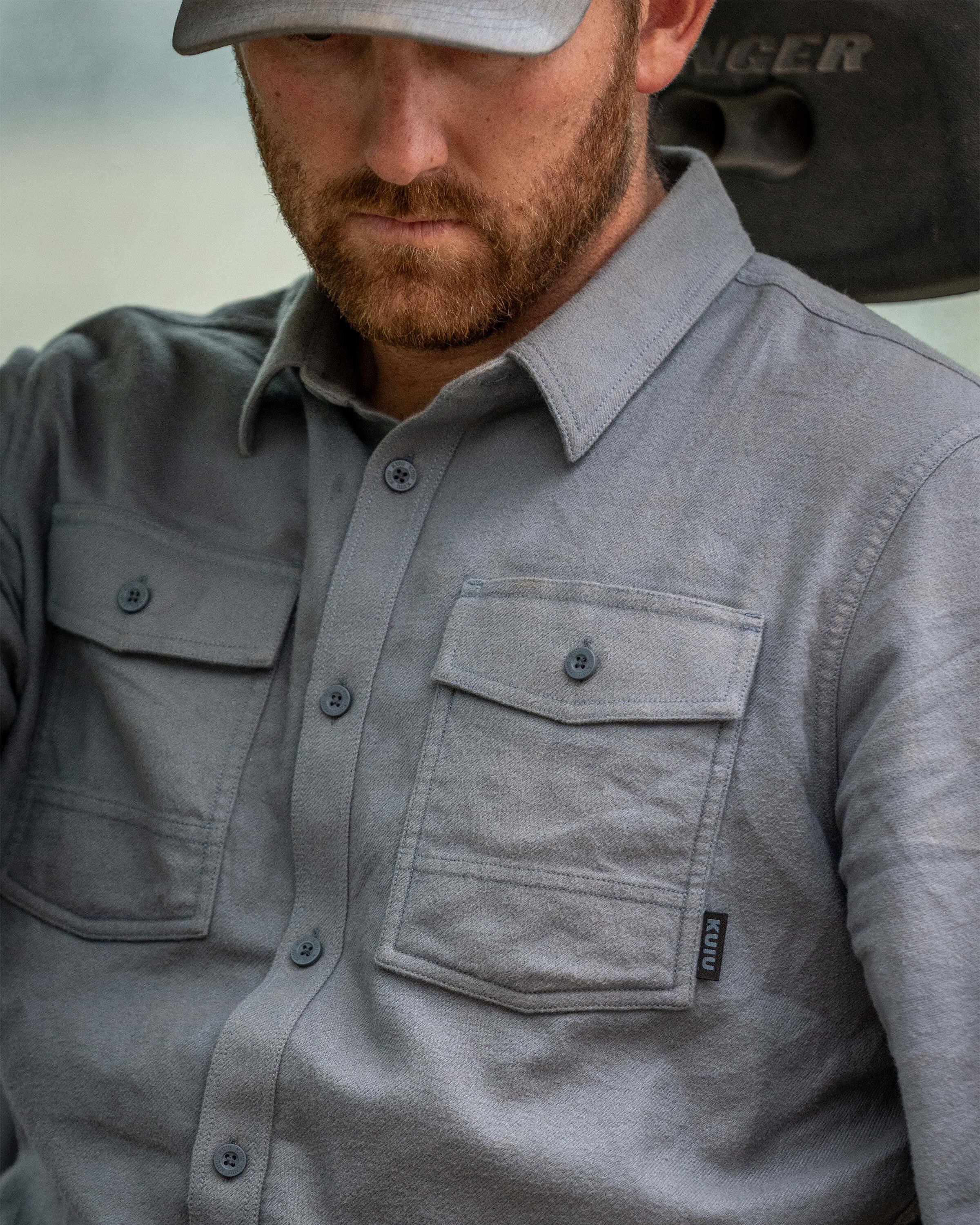 Outlet Field Flannel Shirt | Baltic - Image 5
