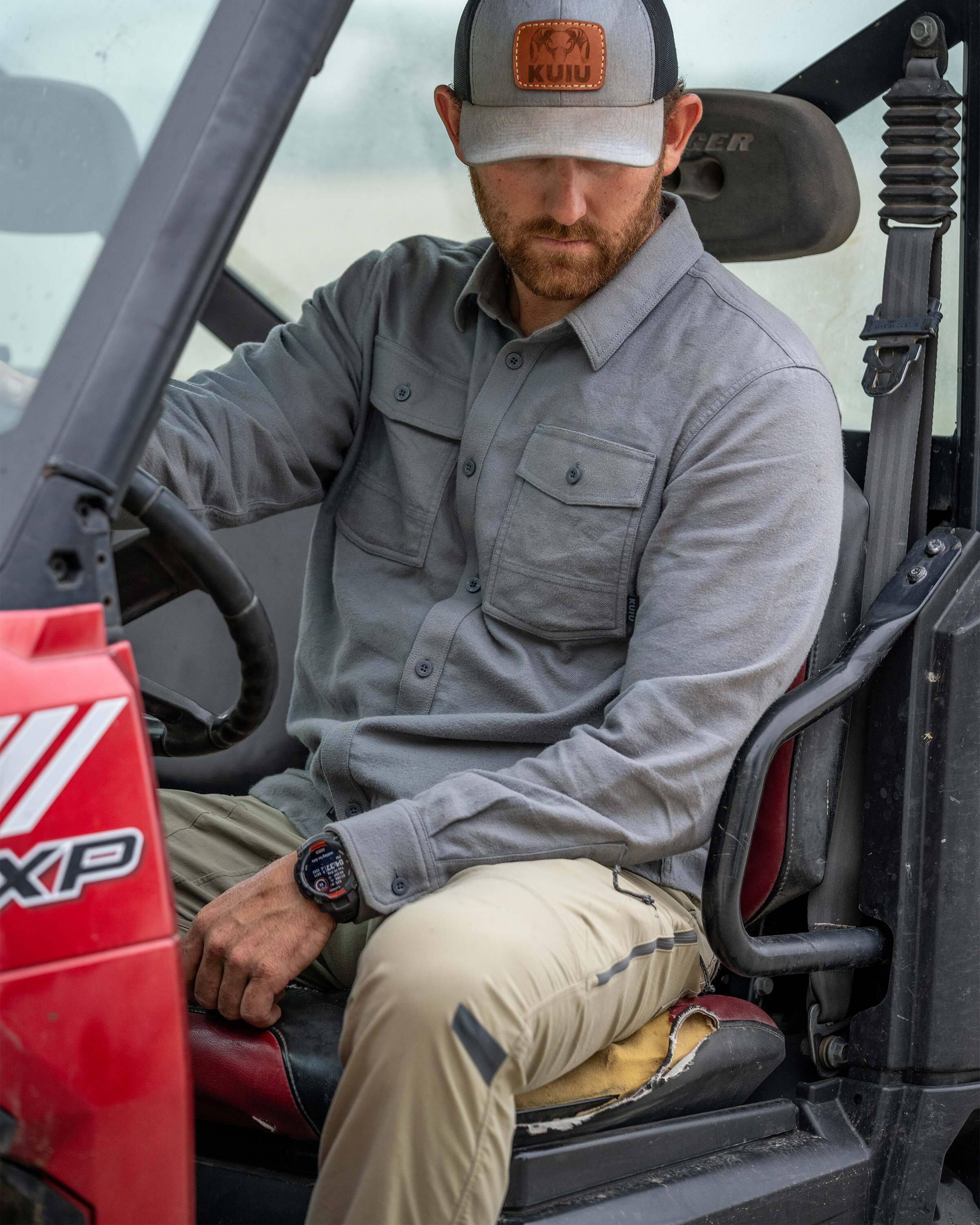 Outlet Field Flannel Shirt | Baltic - Image 4