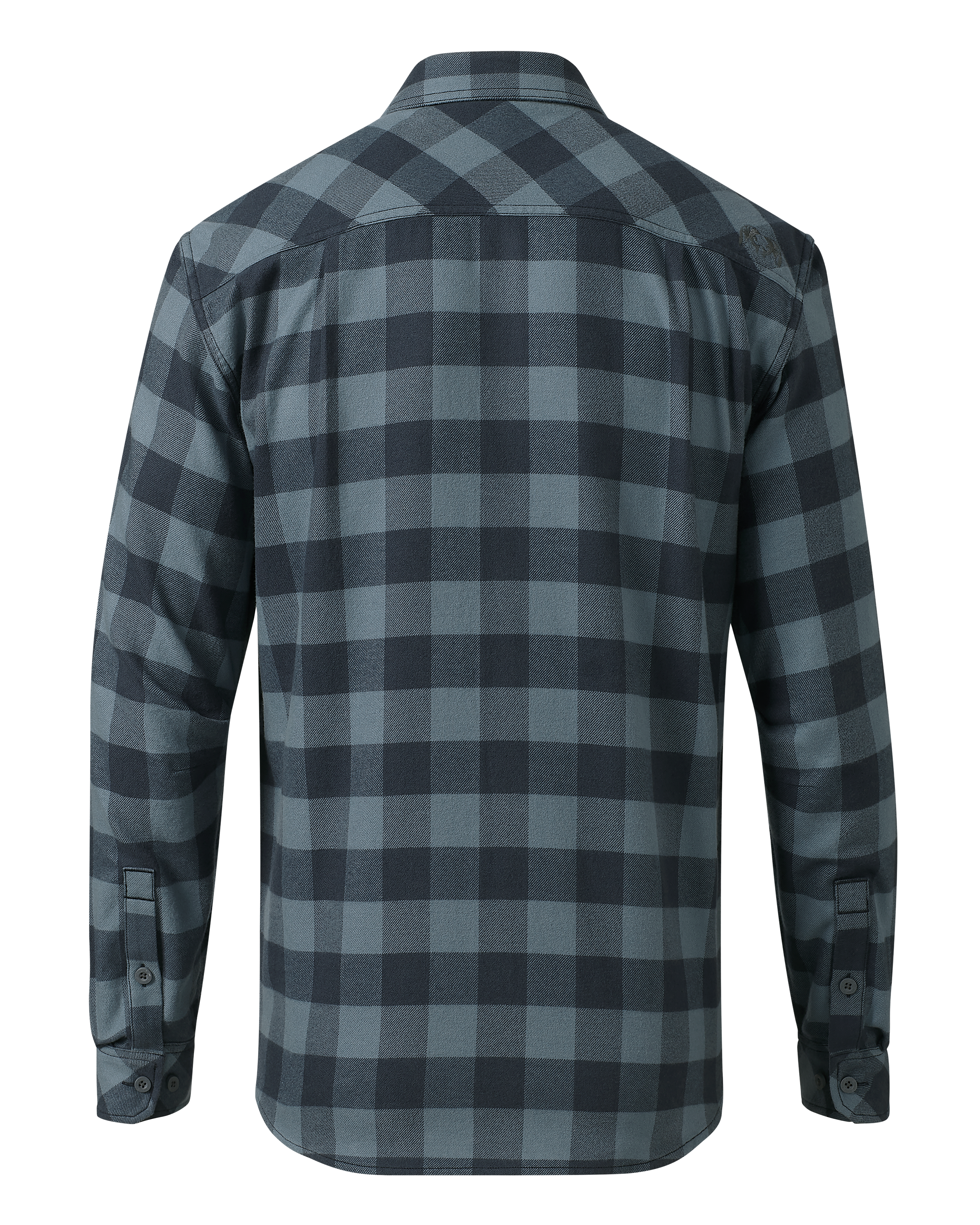 Alternative view of Field Flannel Shirt | Slate Buffalo Check
