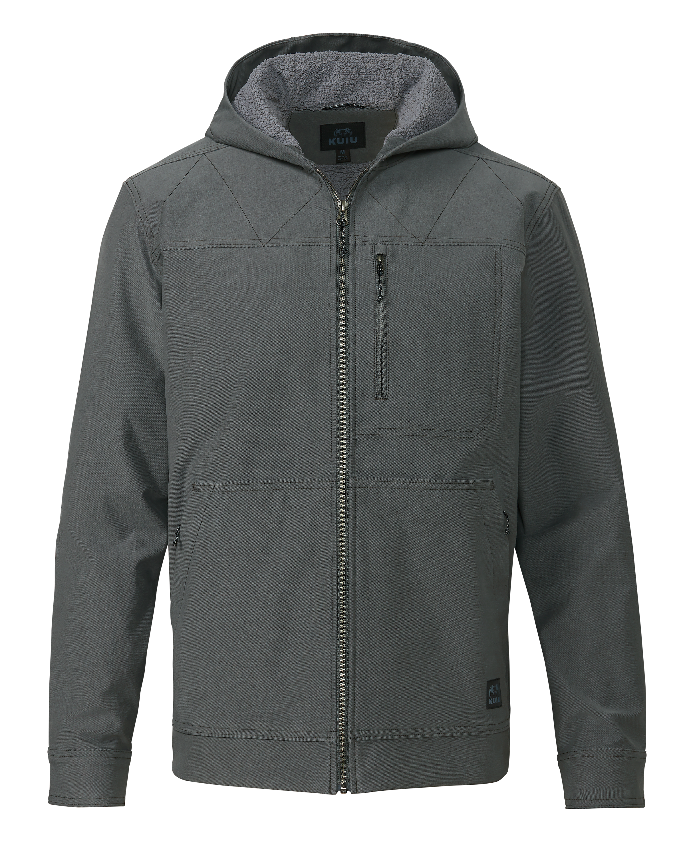 Brawley Hooded Fleece Jacket | Gunmetal