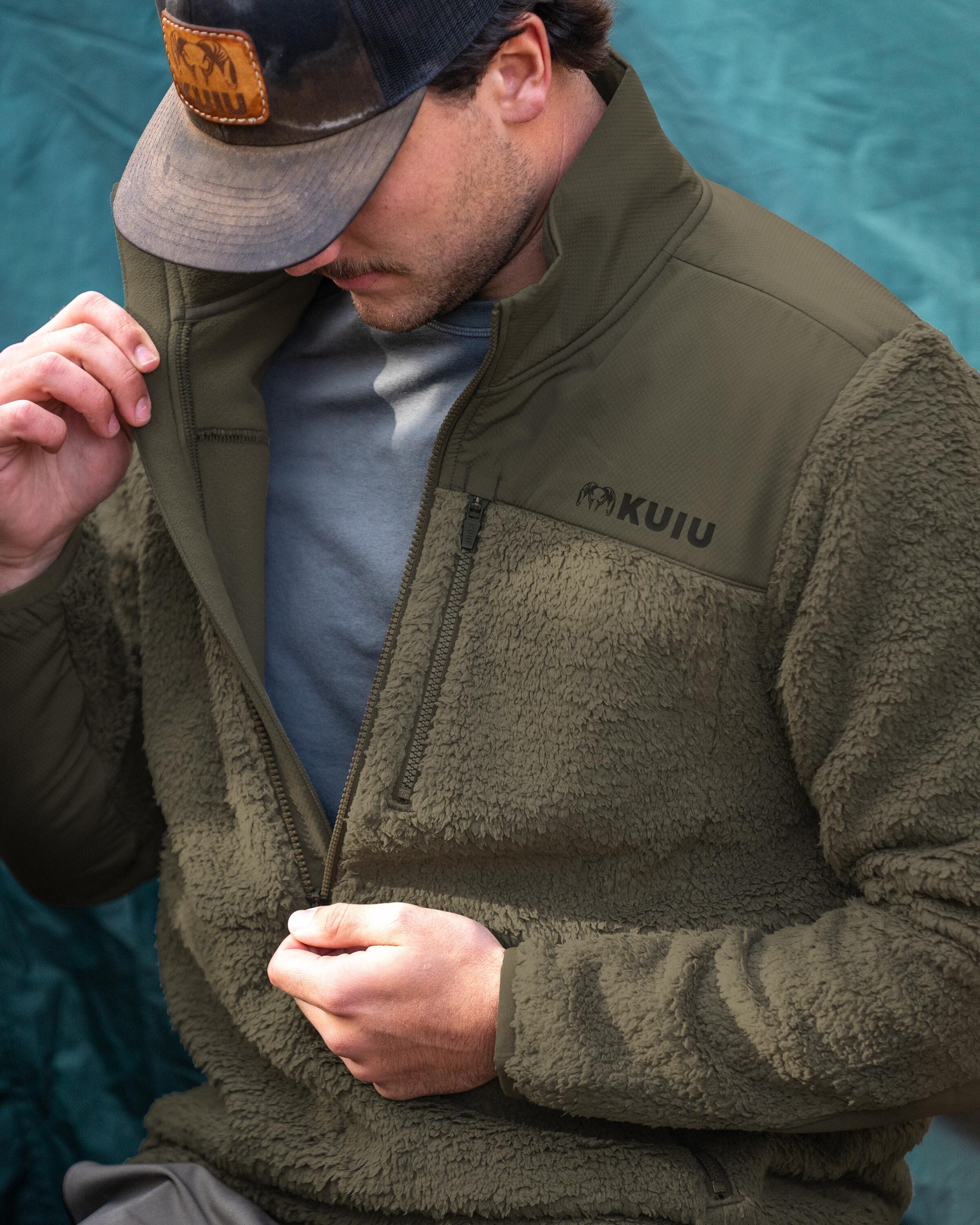 Sherpa Fleece Zip Pullover | Asphalt - Image 5