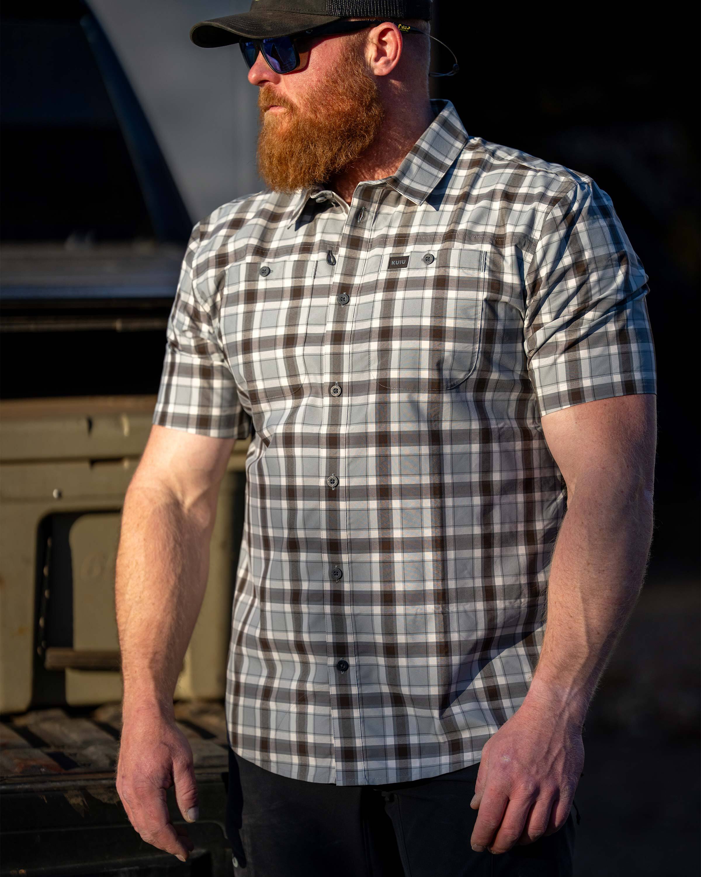 Borrego SS Shirt | Verde Crosscheck Plaid - Image 5