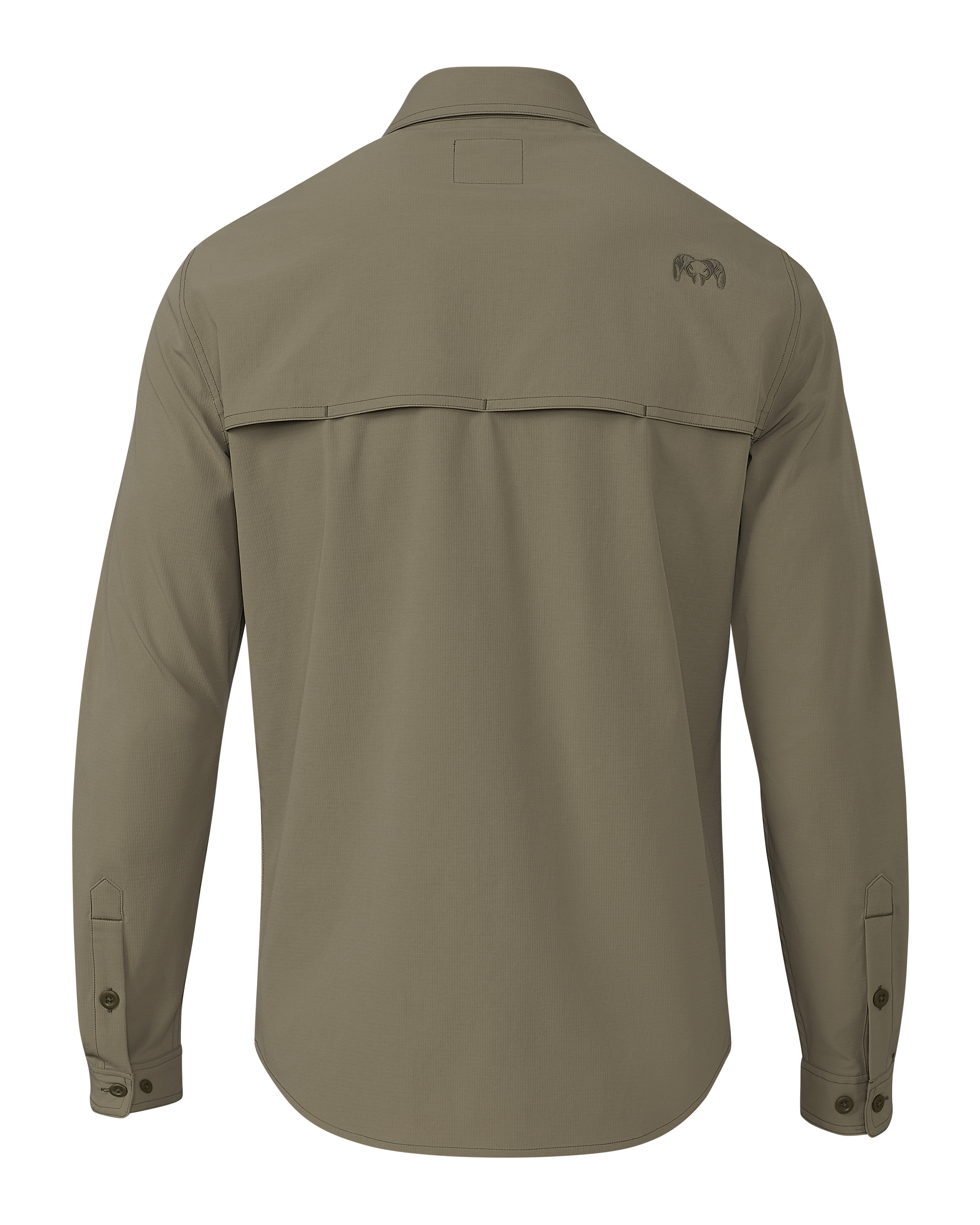 Alternative view of Gauge LS Work Shirt | Khaki
