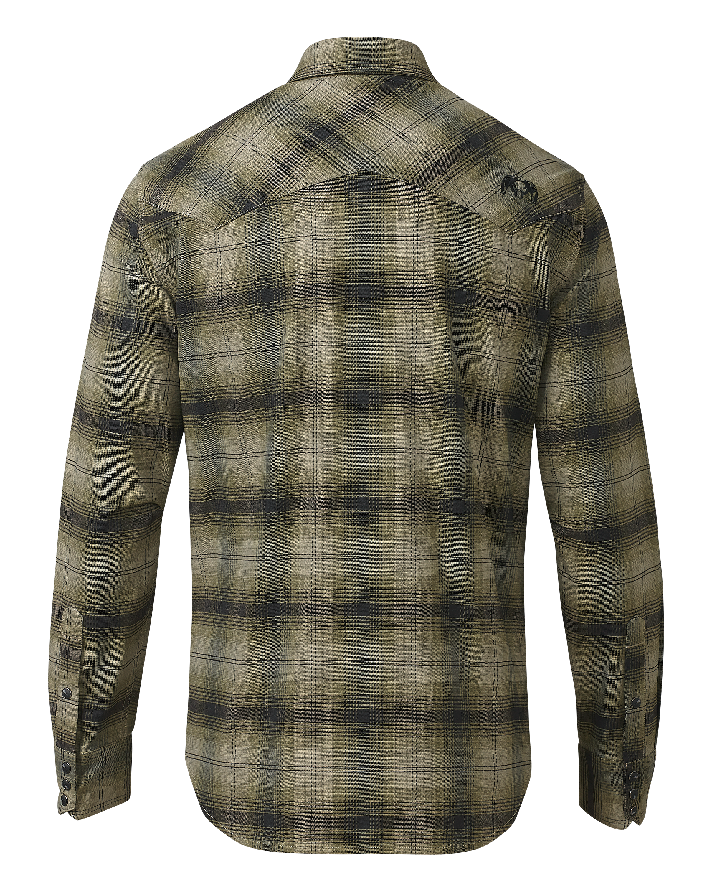 Laredo LS Shirt | Verde Ombre Plaid - Image 2
