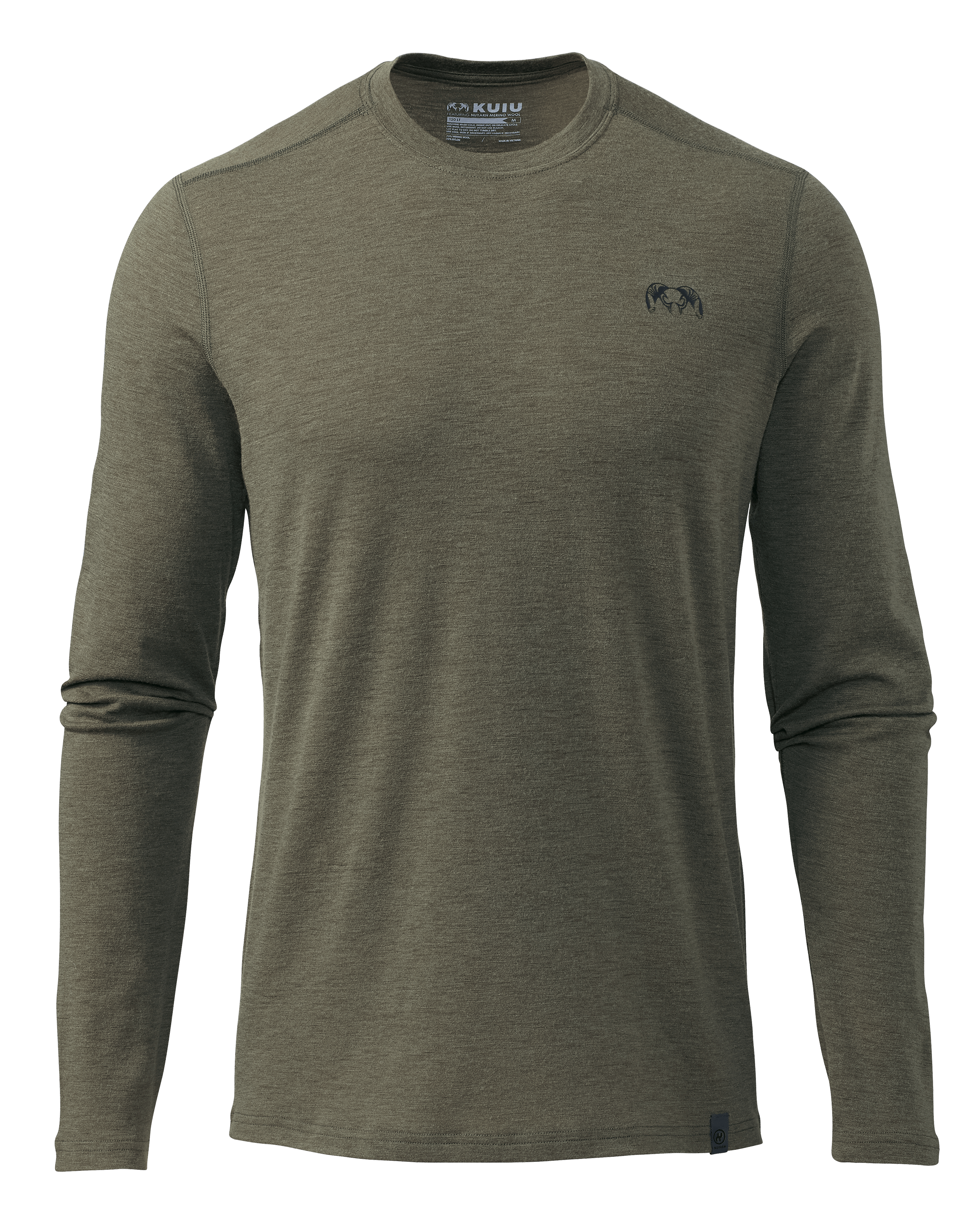 ULTRA Merino 120 LT LS Crew-T | Ash