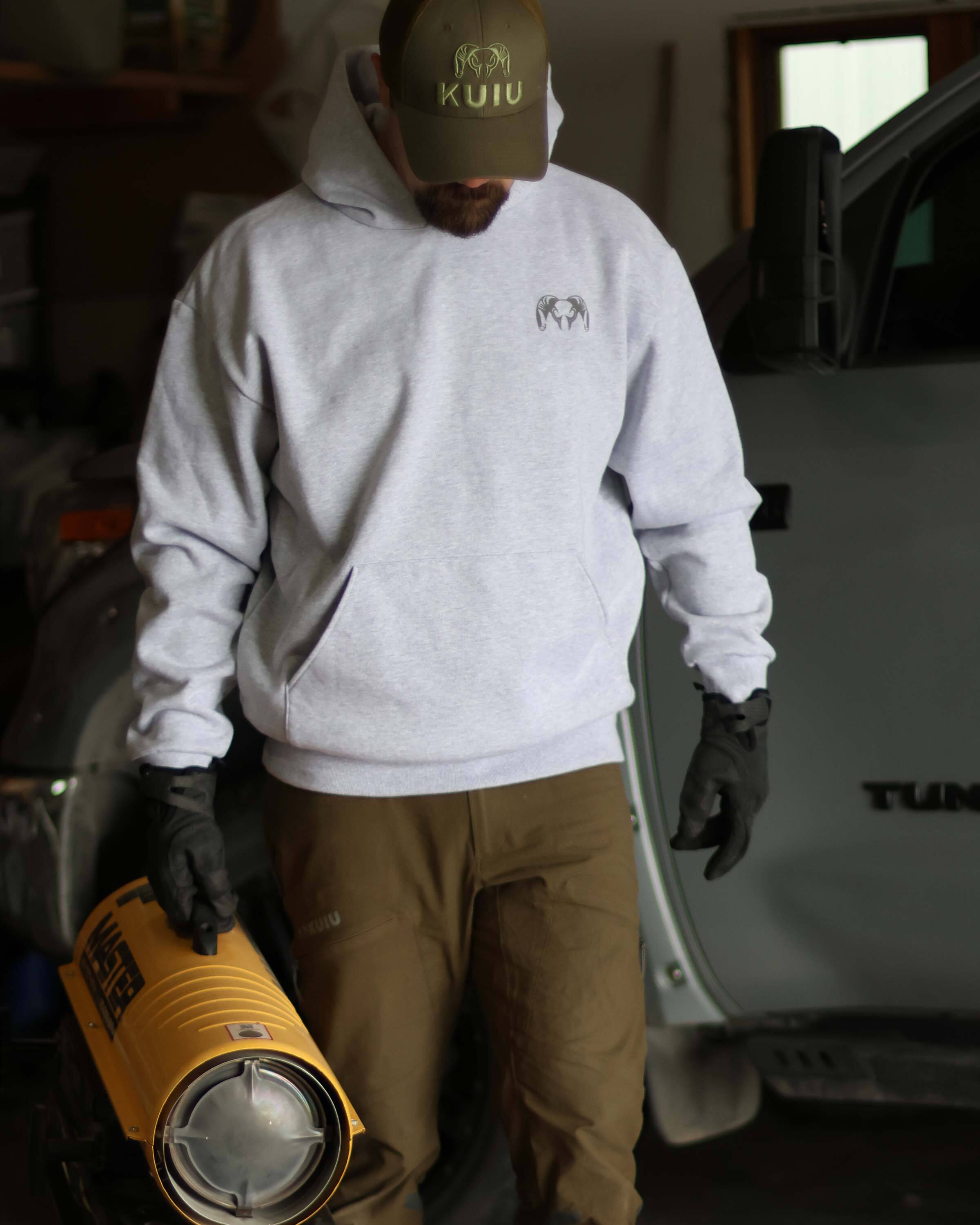 Workgrade Heavyweight Hoodie | Black - Image 5
