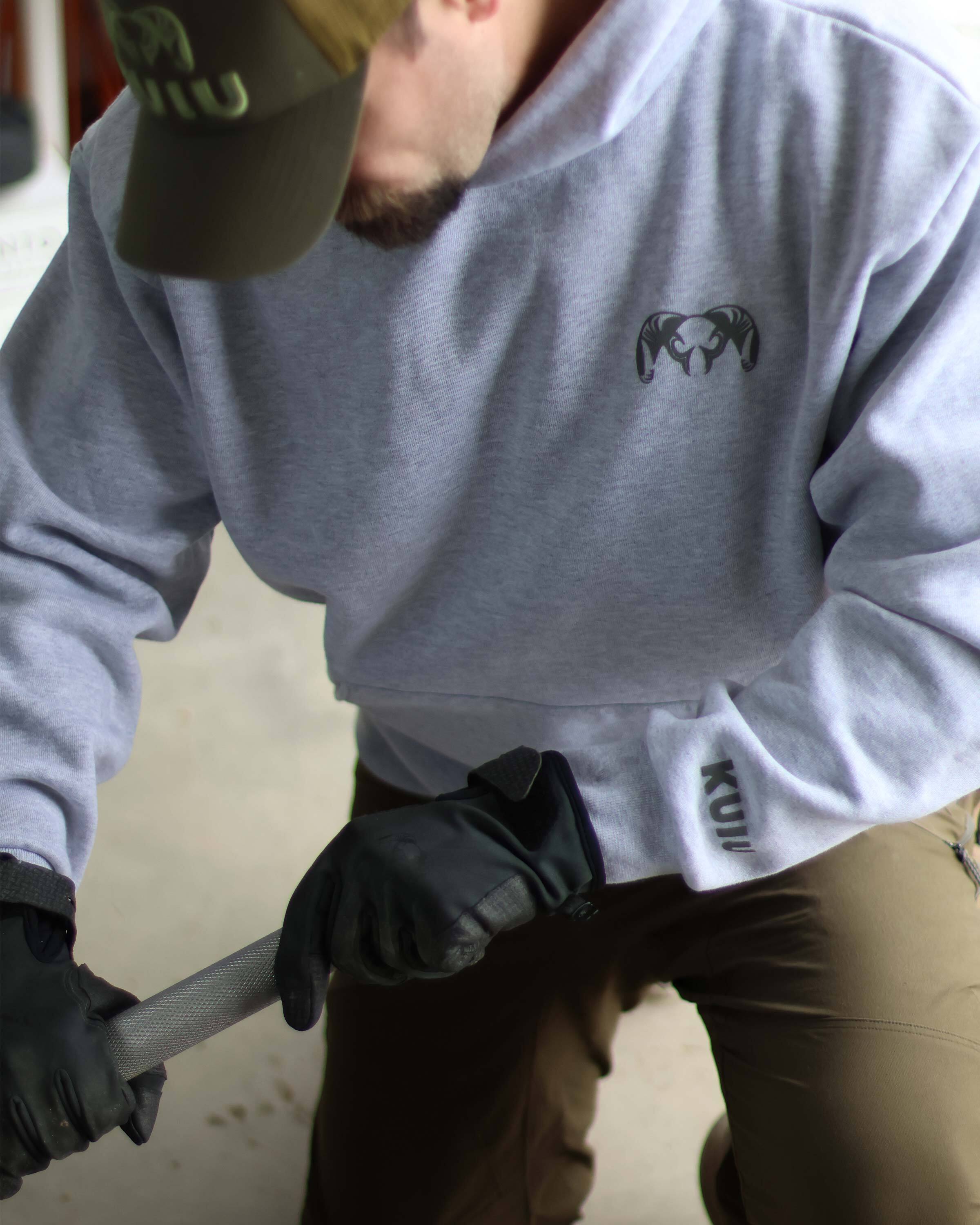 Workgrade Heavyweight Hoodie | Black - Image 6