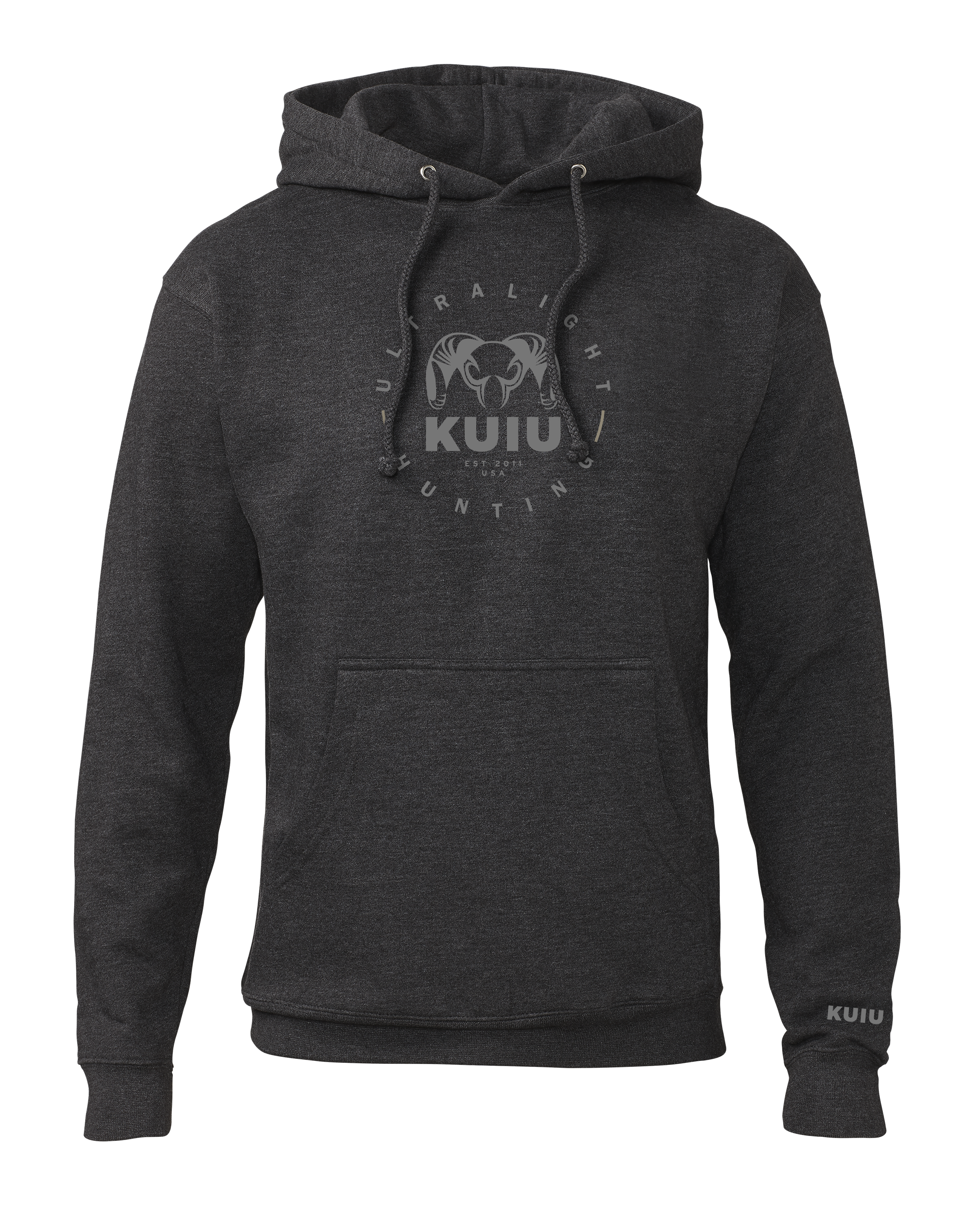 KUIU Ultralight Hunting Circle Hoodie | Charcoal