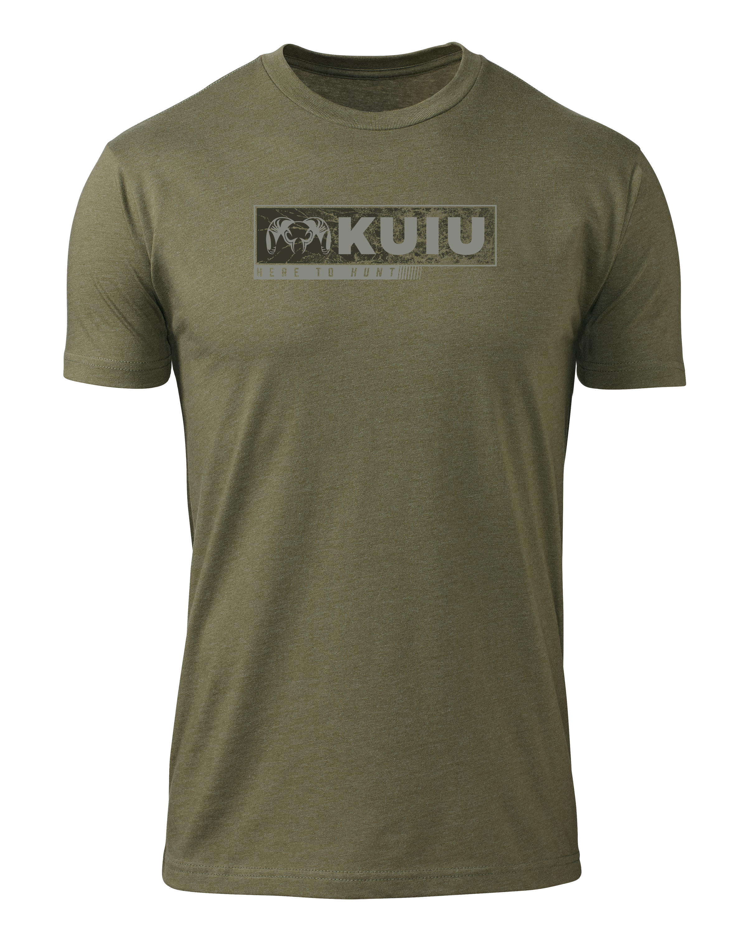 KUIU Here to Hunt Gritstone T-Shirt | Military Green