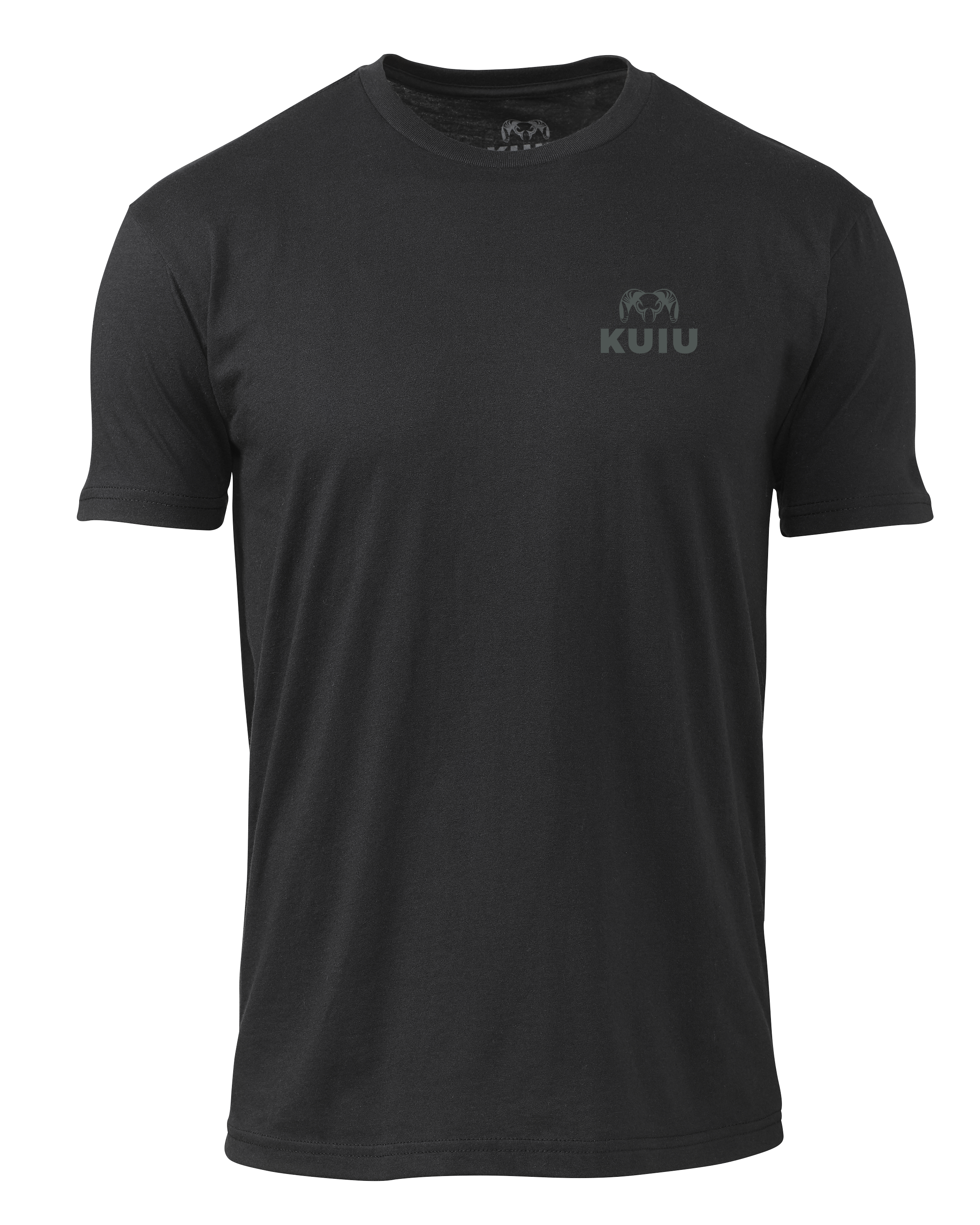 KUIU Vertical Flag Logo T-Shirt | Black - Image 2
