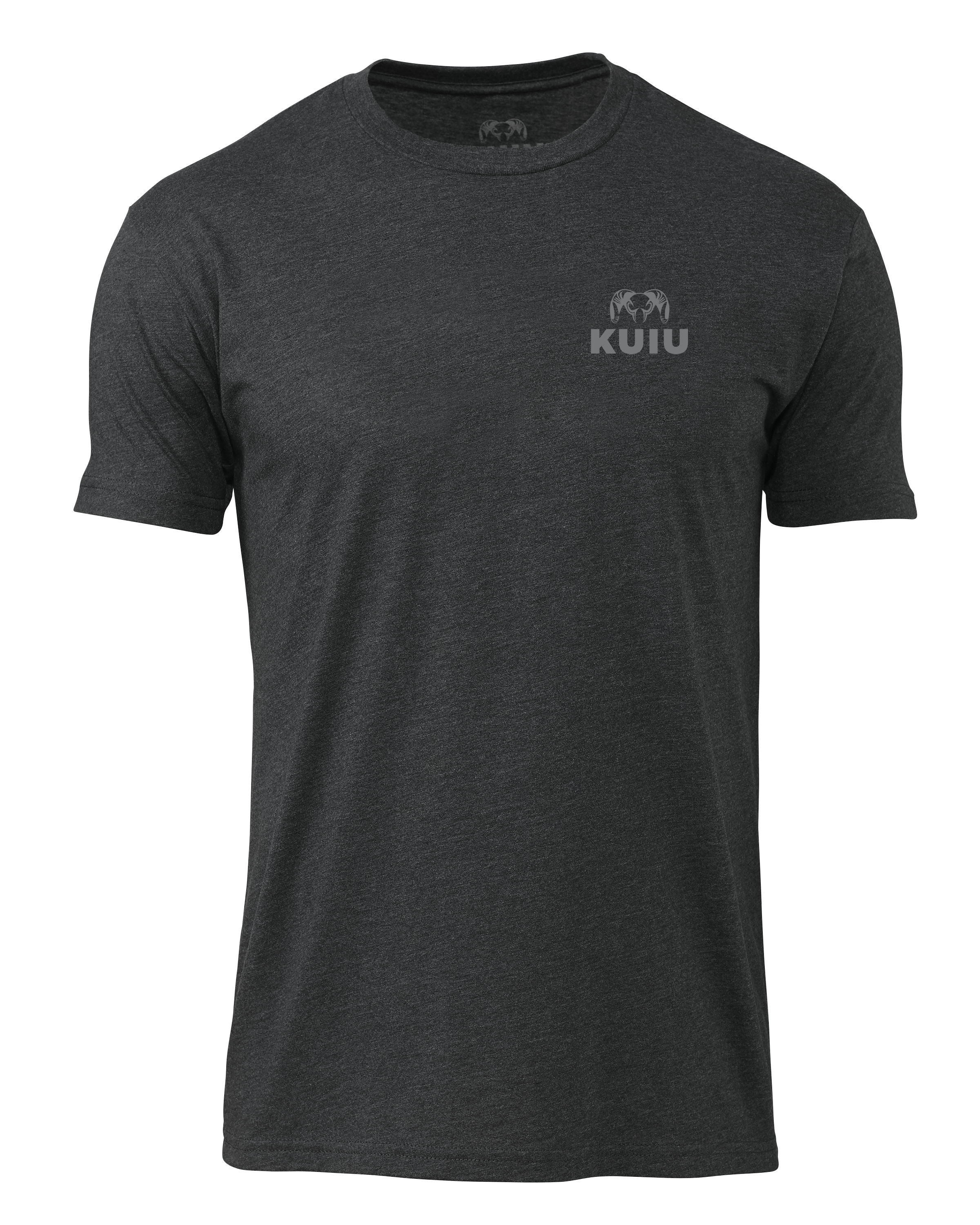 KUIU Vertical Flag Logo T-Shirt | Charcoal - Image 2