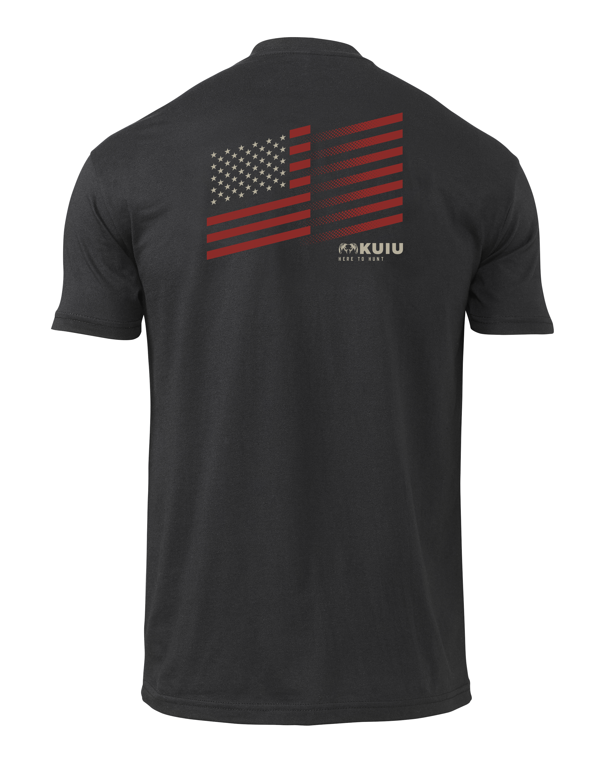 KUIU Retro Flag Fade T-Shirt | Black