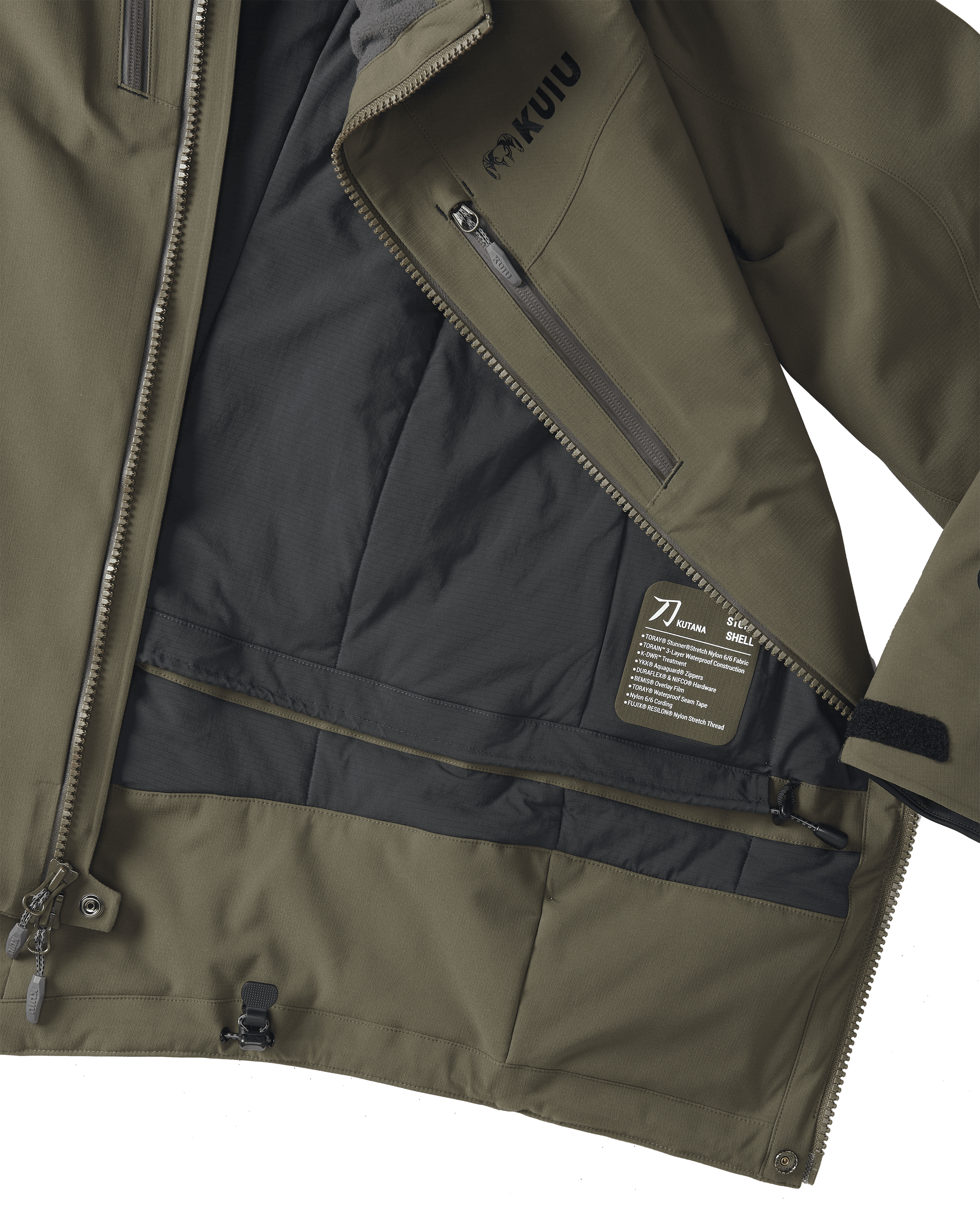 KUIU Kutana Gale Force Hooded Jacket | Ash - Image 4