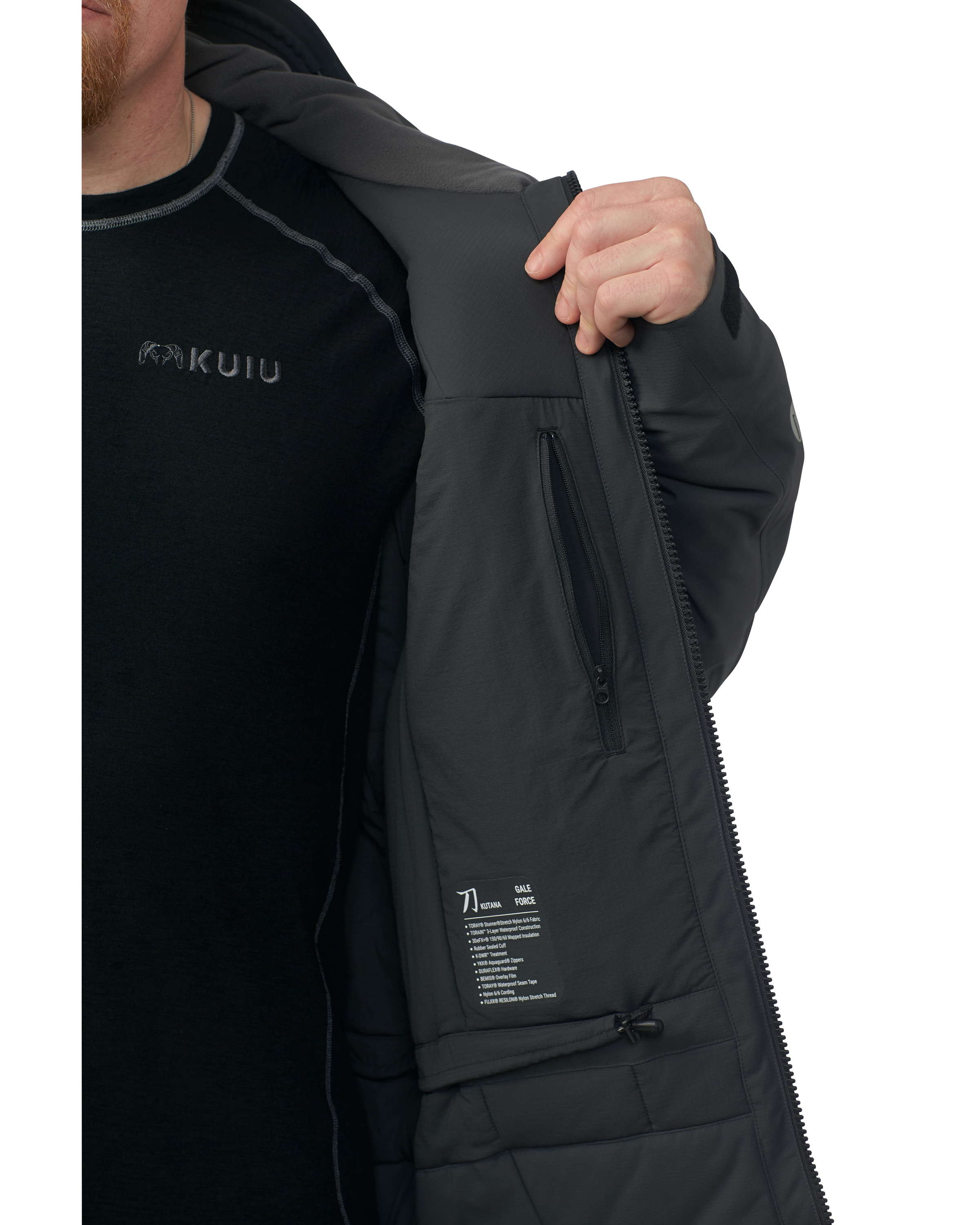KUIU Kutana Gale Force Hooded Jacket | Gunmetal - Image 9