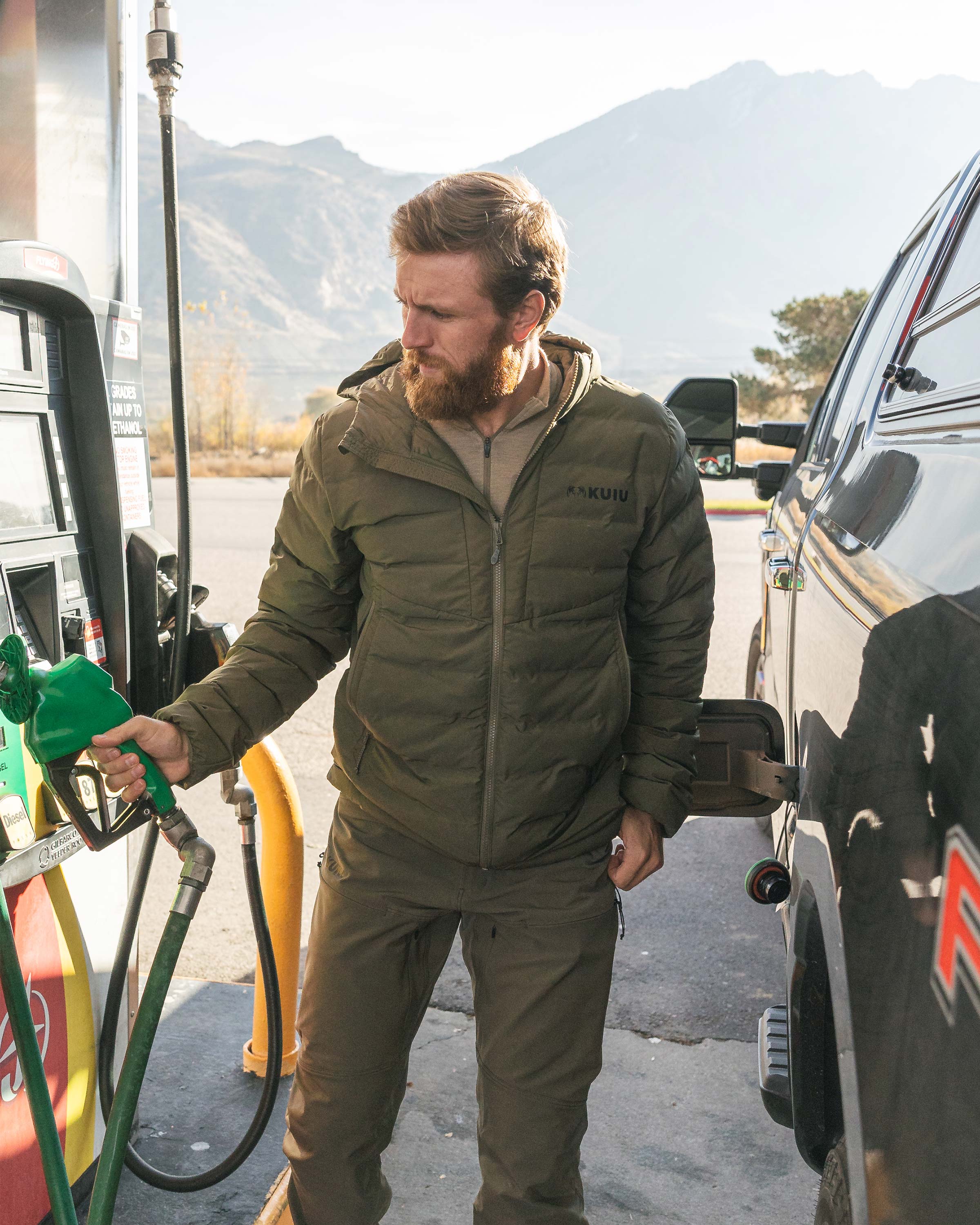 Outlet Elements Hooded Jacket | Olive - Image 4