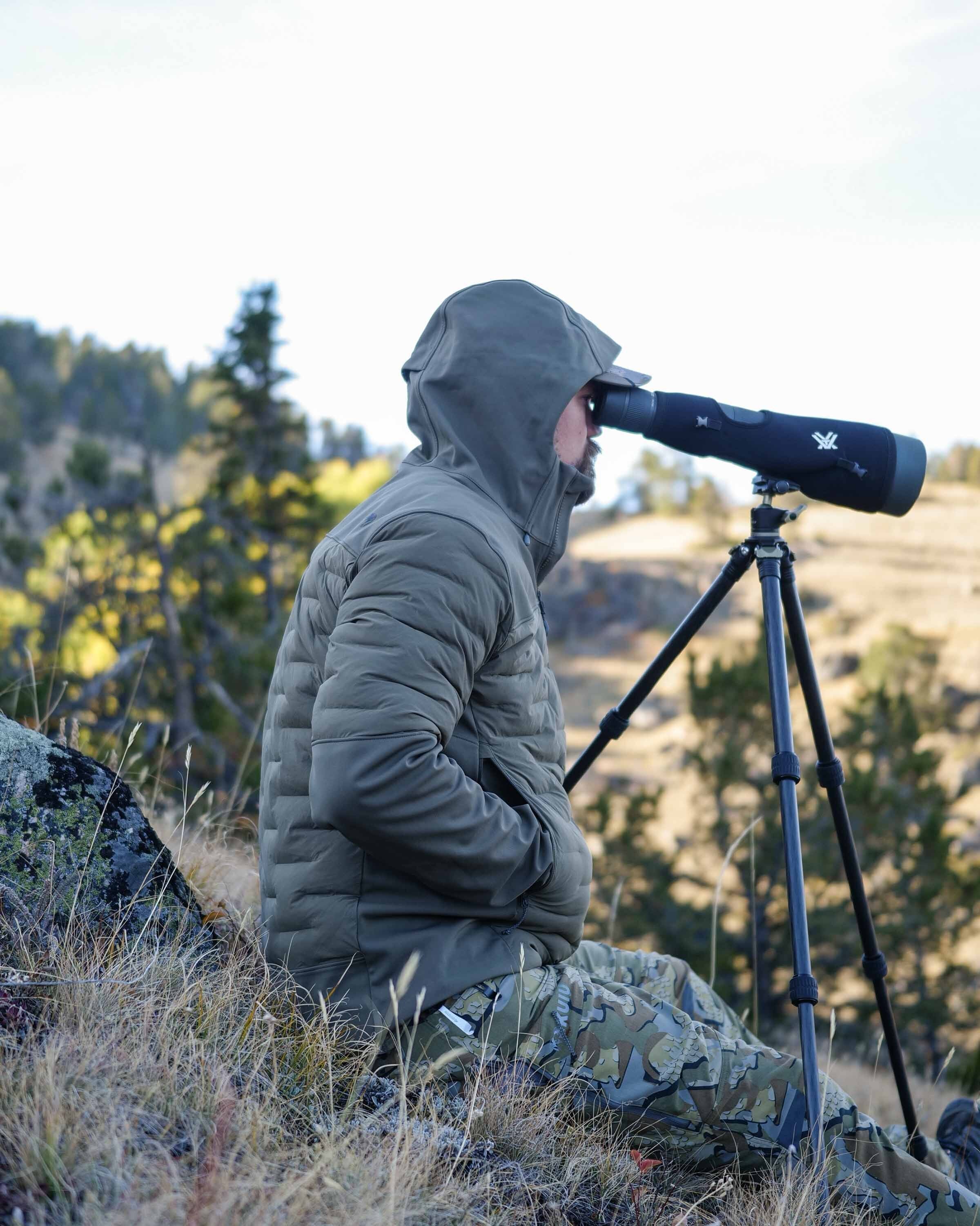 Axis Thermal Hybrid Hooded Jacket | Black-Gunmetal - Image 5