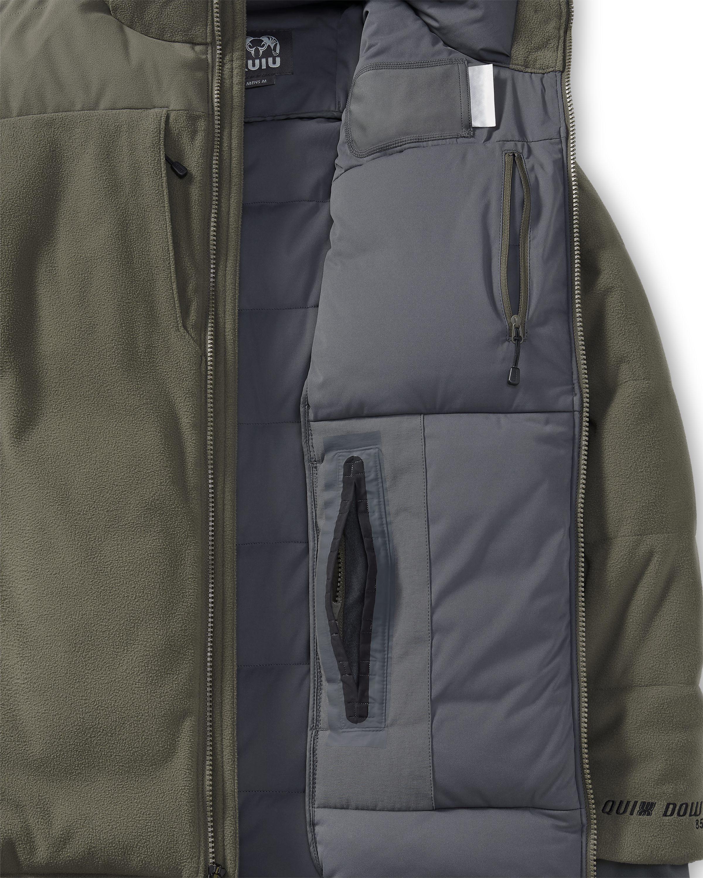 Super Down Haven Hooded Jacket | Ash - Image 5