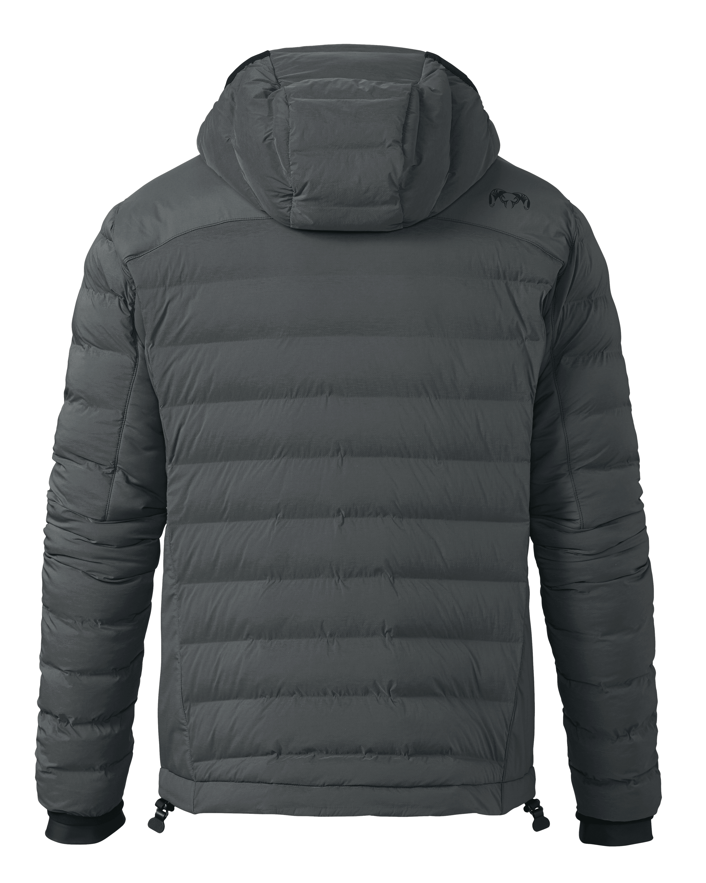 Outlet Flyway Insulated Hooded Jacket | Gunmetal - Image 2