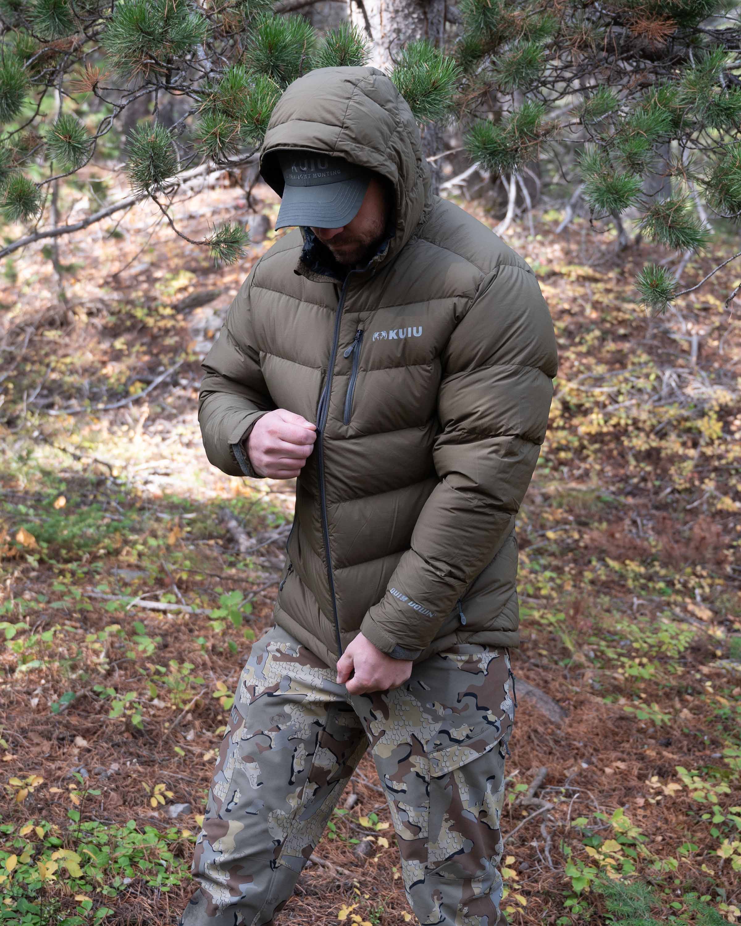 Super Down PRO Hooded Jacket | Bourbon - Image 3