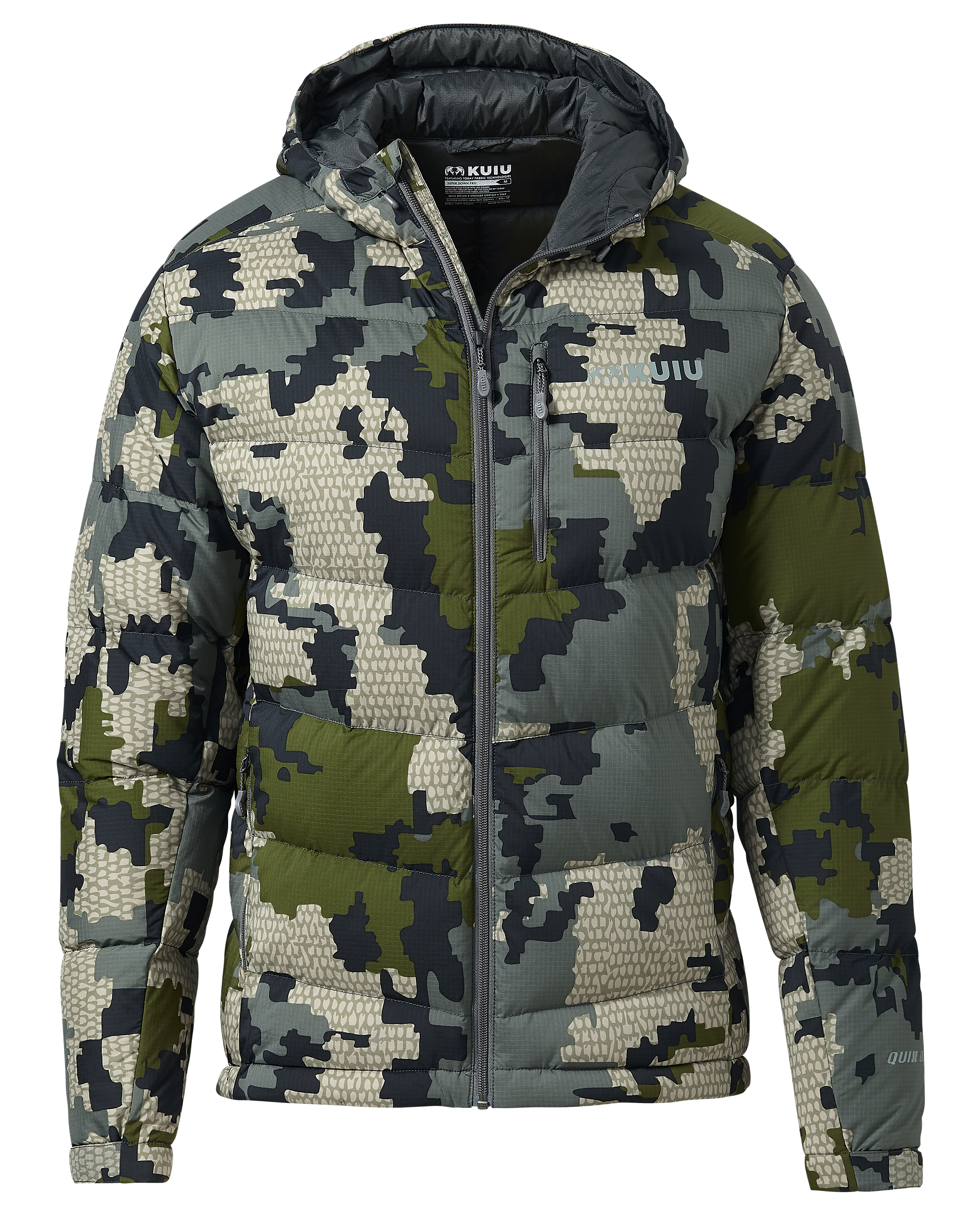 Super Down PRO Hooded Jacket | Verde