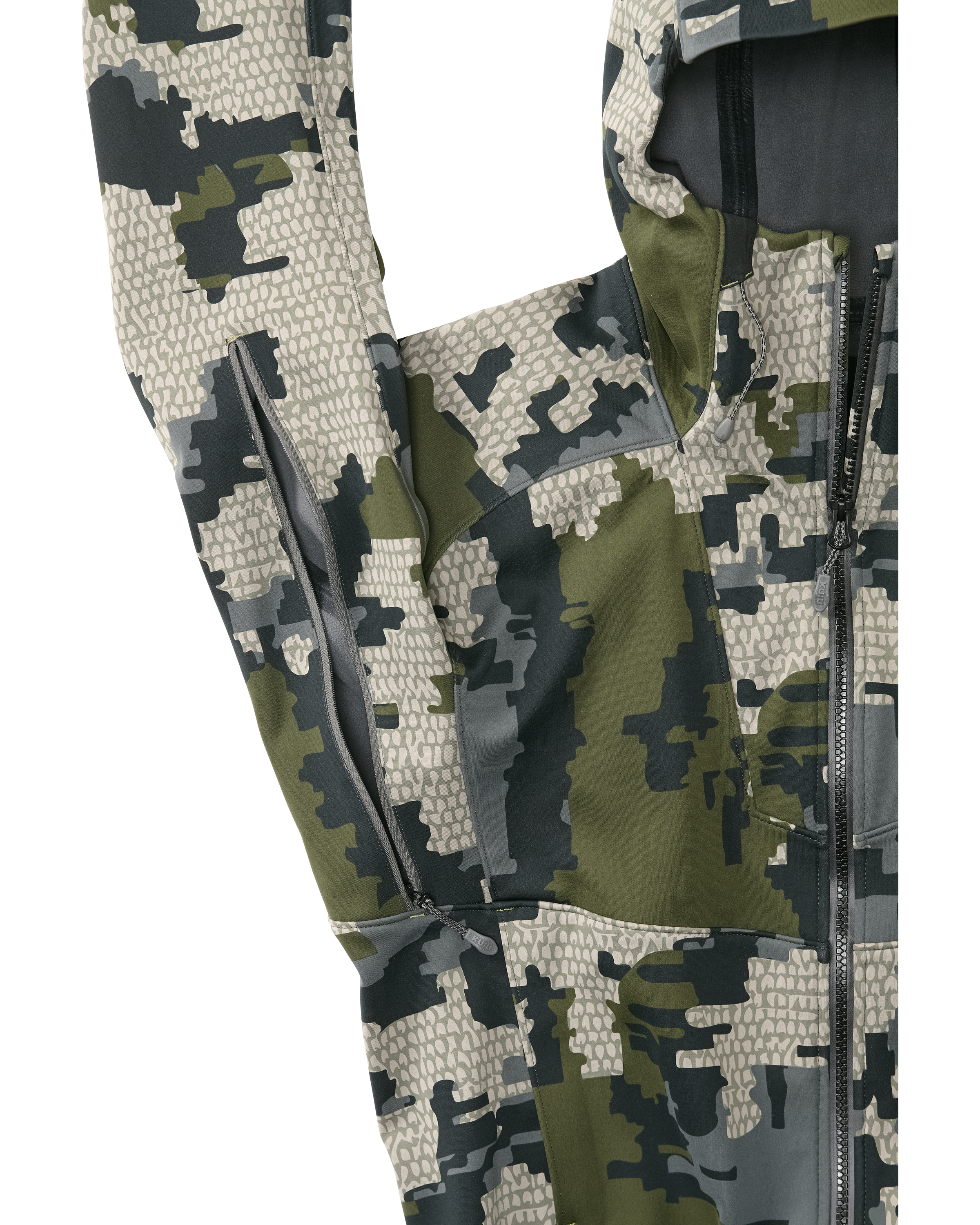 Axis Hybrid Hooded Jacket | Verde - Image 8