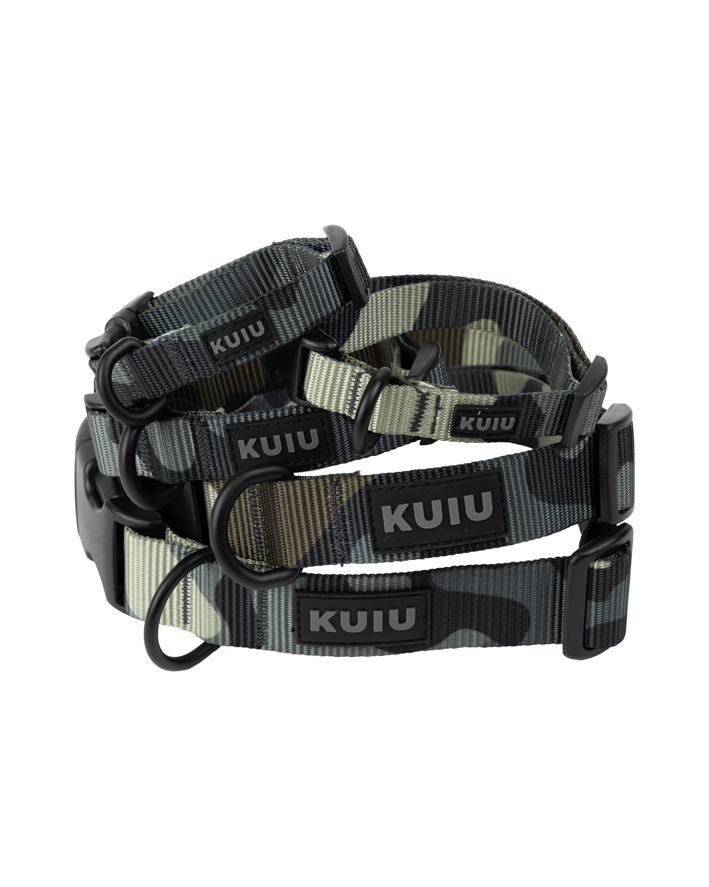 Alternative view of Camo Webbing Dog Collar | Vias