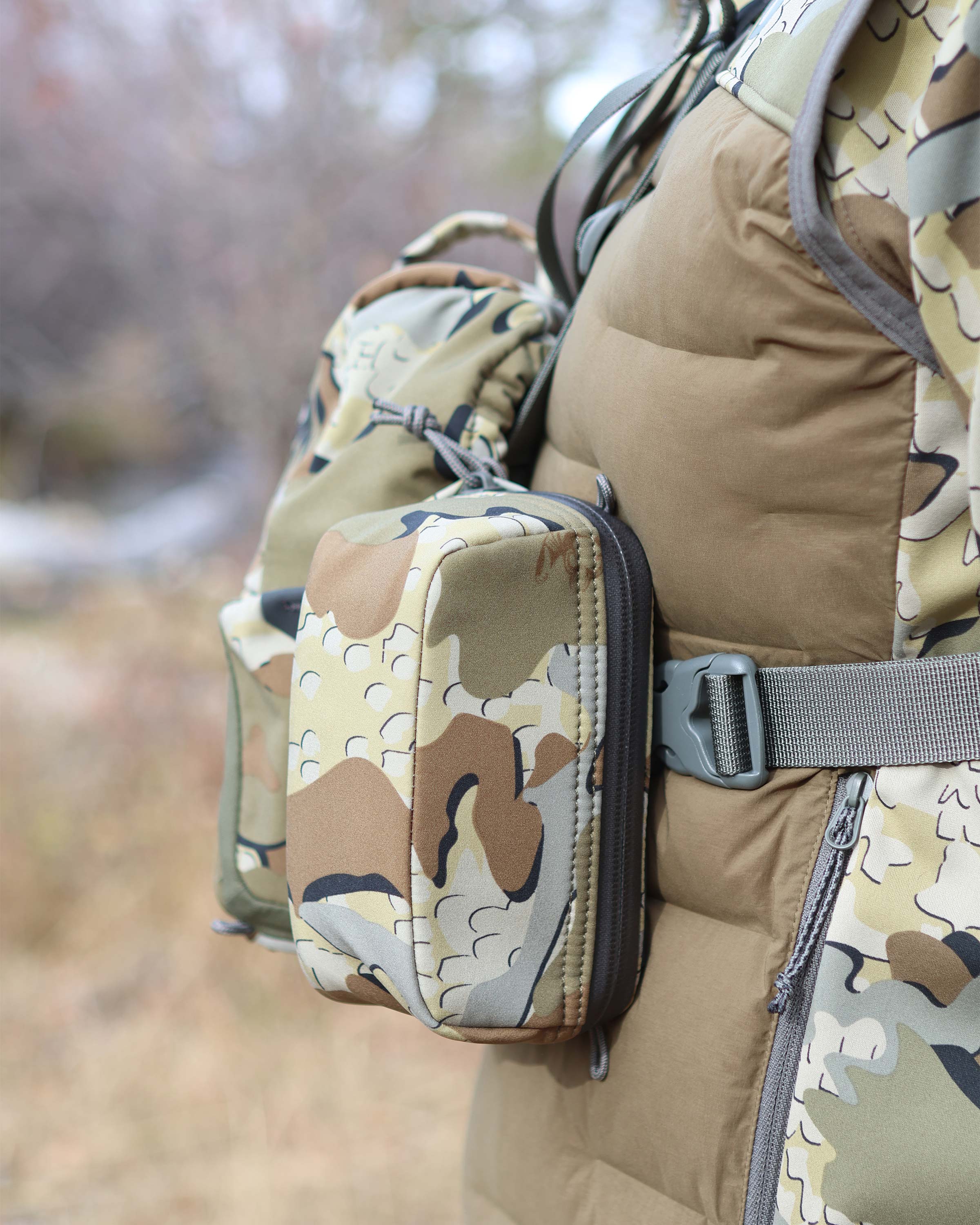 PRO G3 Bino Harness Accessory Pocket | Evergreen - Image 8