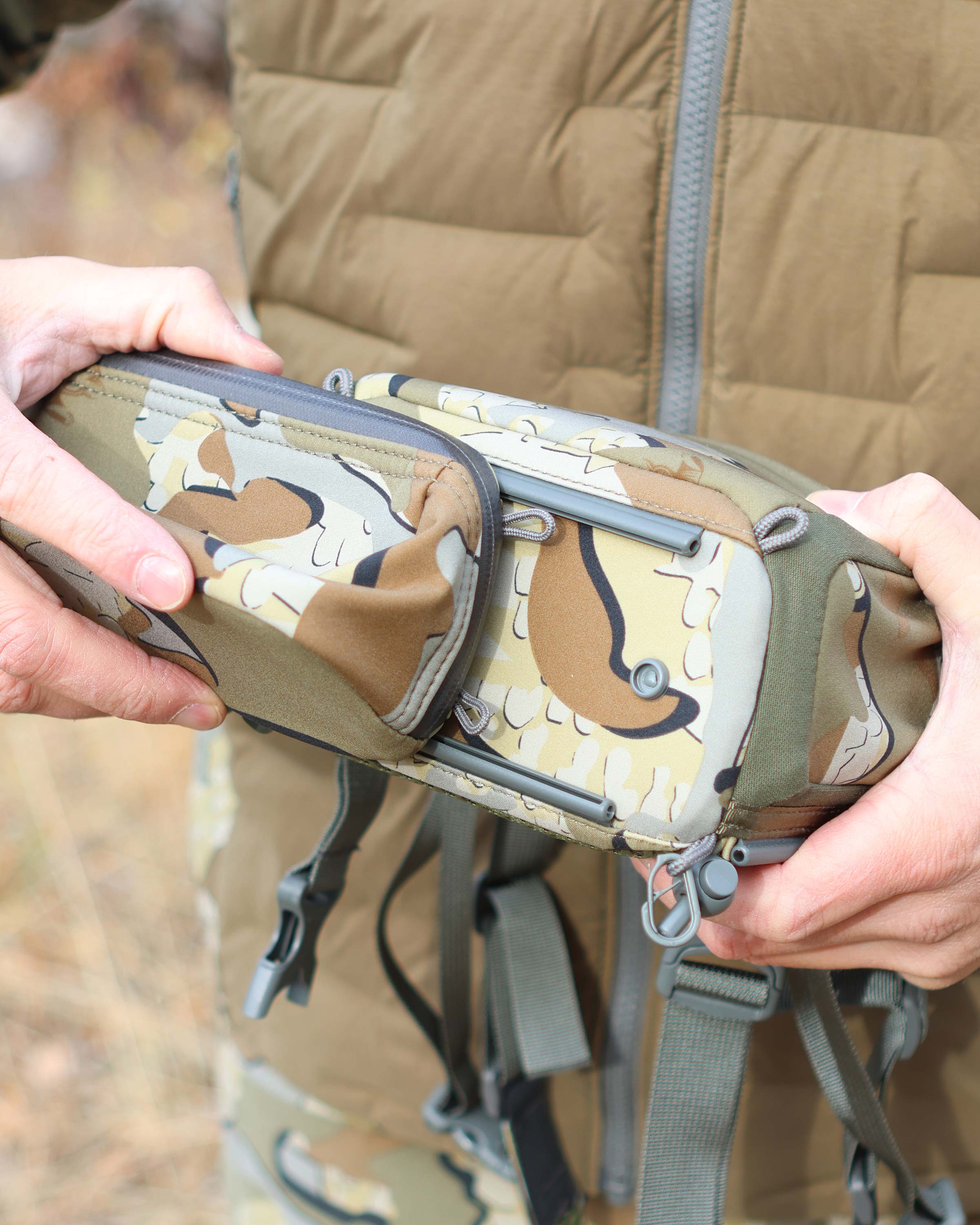 PRO G3 Bino Harness Accessory Pocket | Evergreen - Image 5