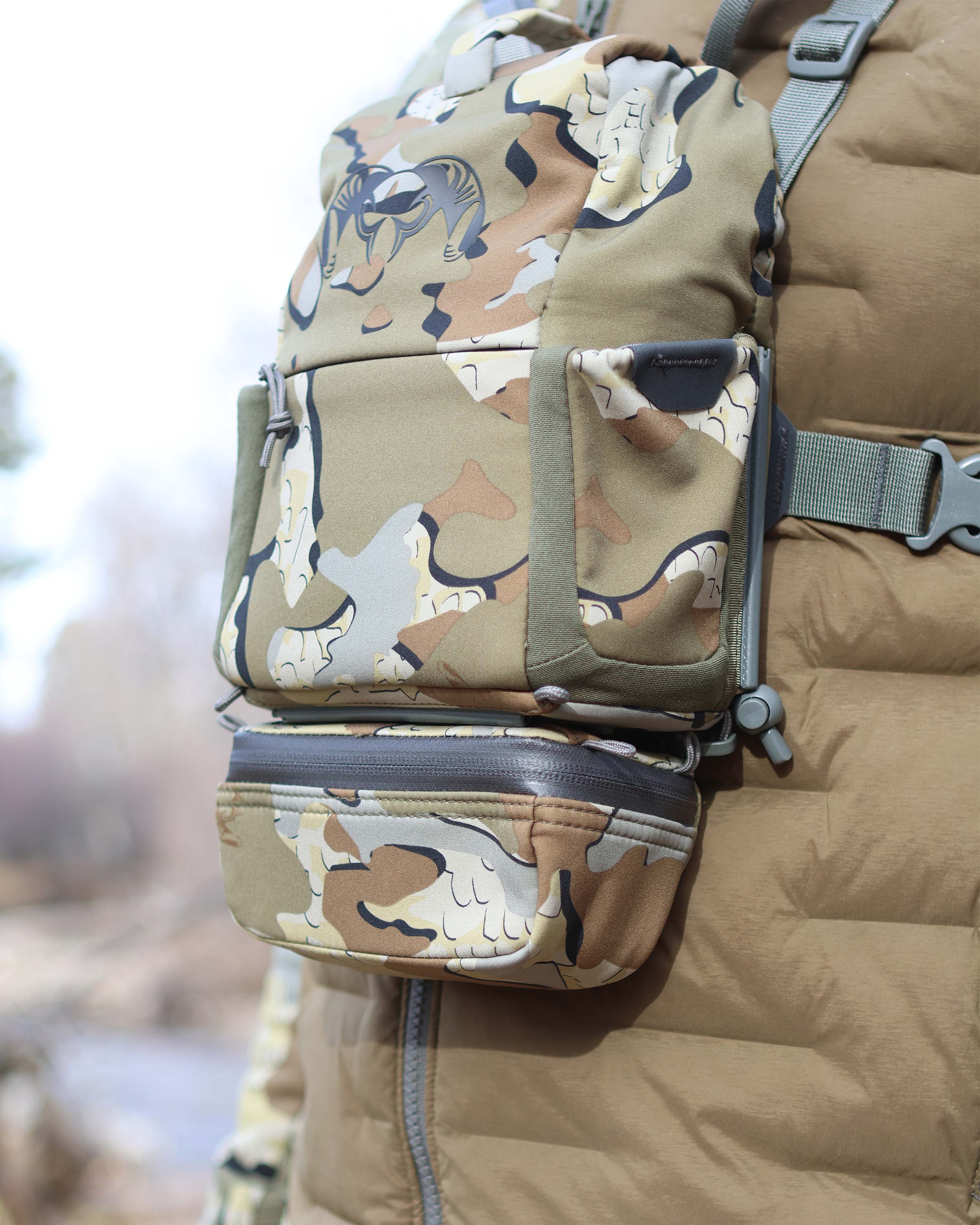 PRO G3 Bino Harness Accessory Pocket | Evergreen - Image 4