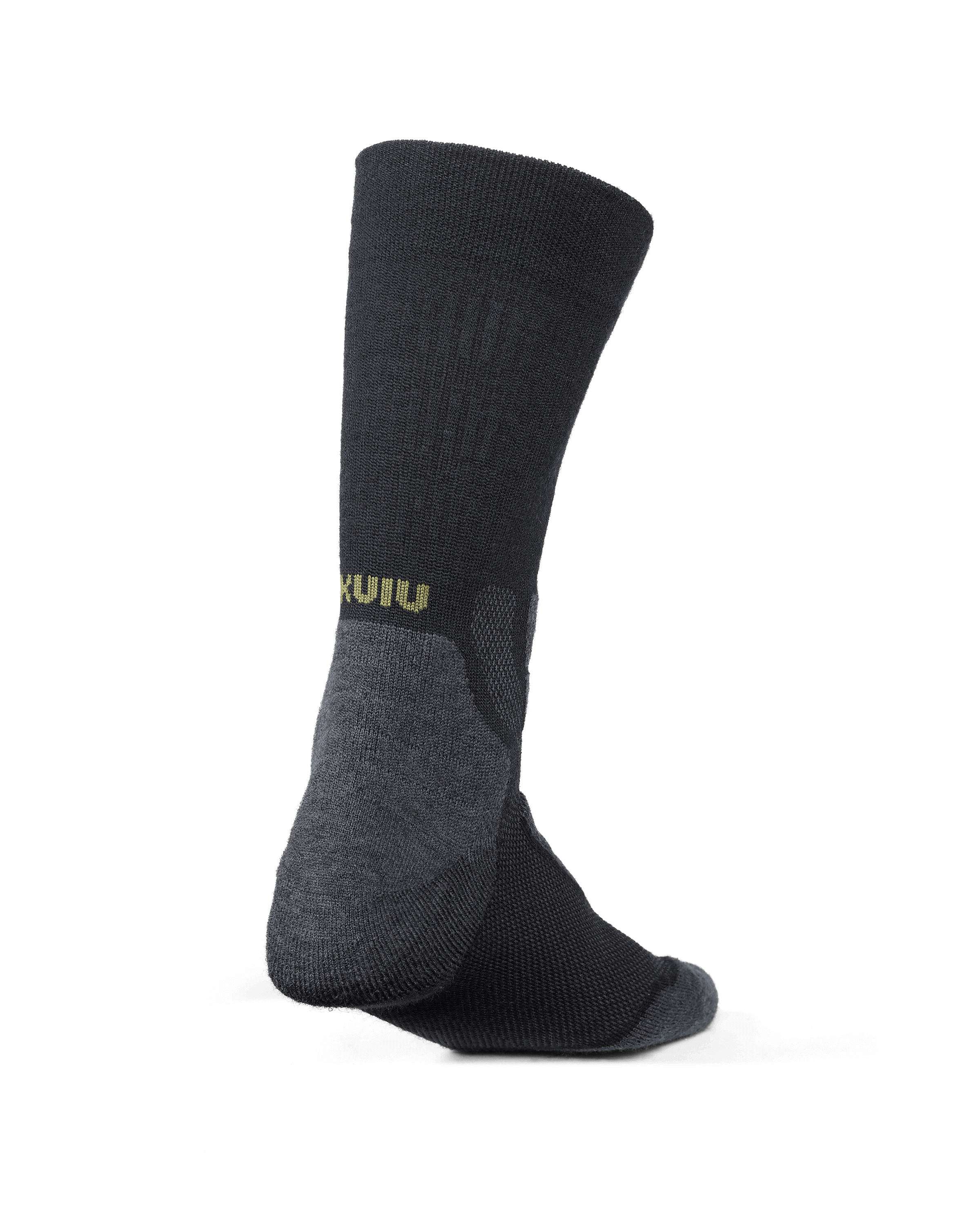 Alternative view of StrongWool Hybrid Crew Sock | Grey Green
