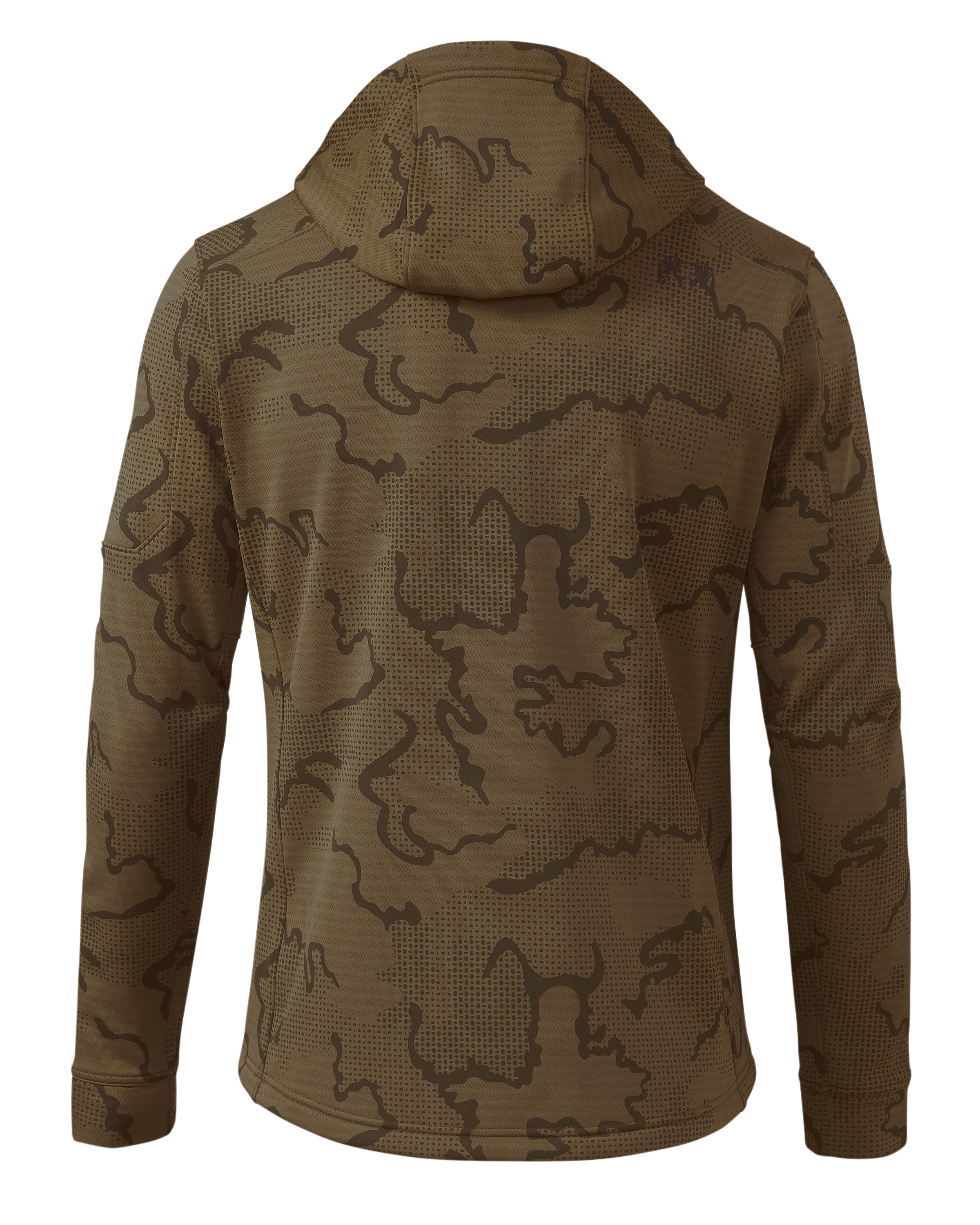 Alternative view of Ridgepoint Fleece Hoodie | Coyote Brown Tonal