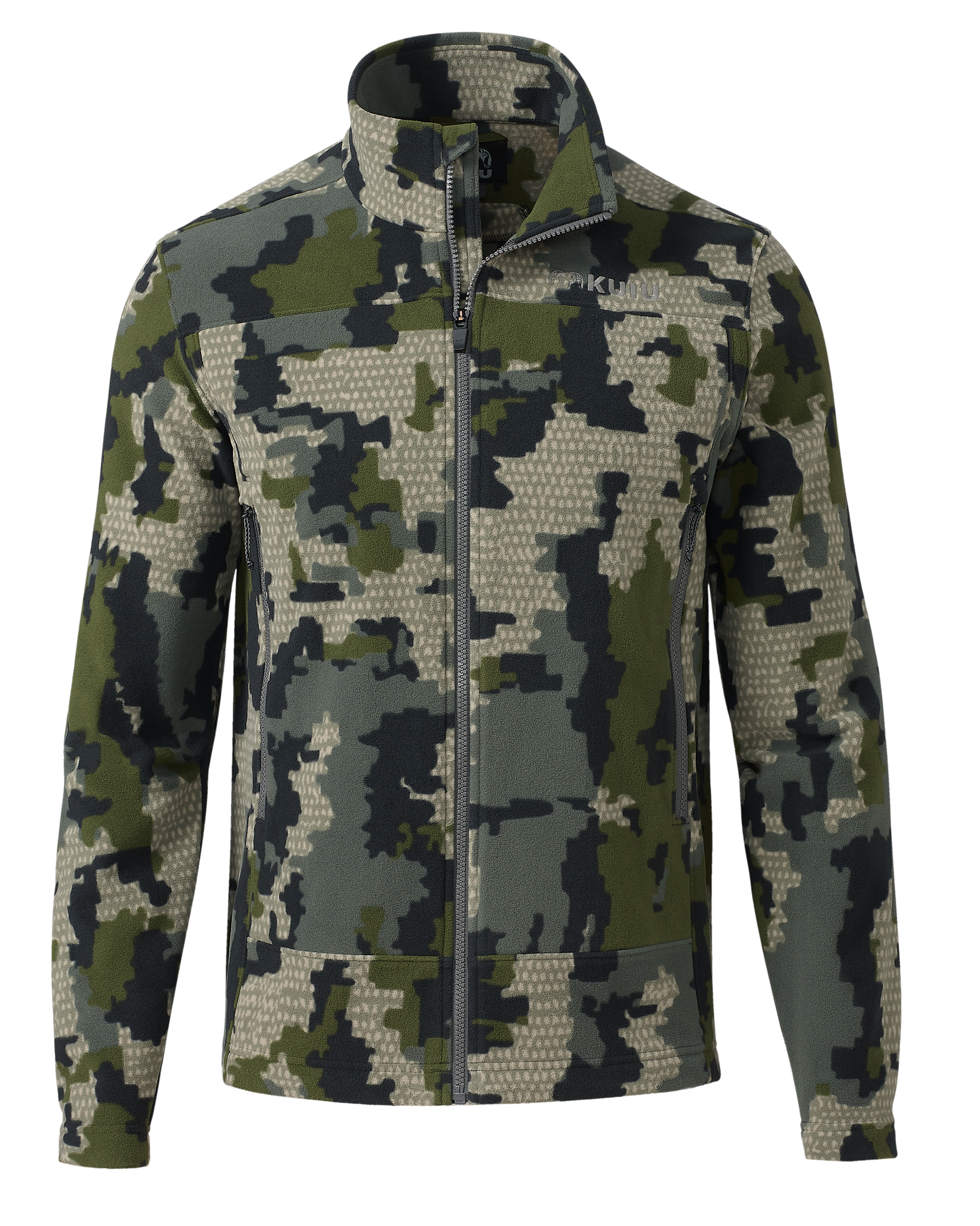 Border Fleece Full Zip | Verde