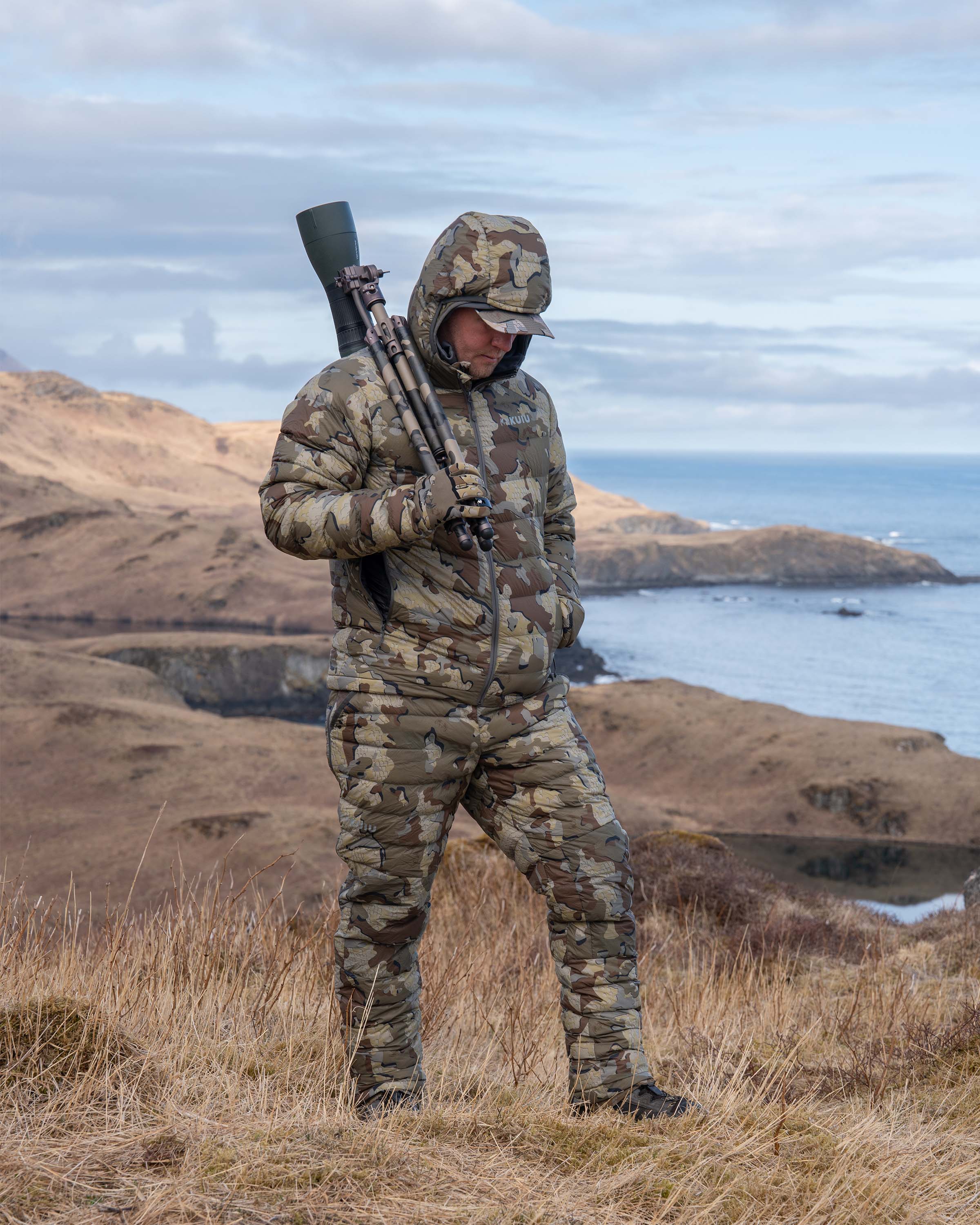 Super Down LT Hooded Jacket | Ash - Image 9