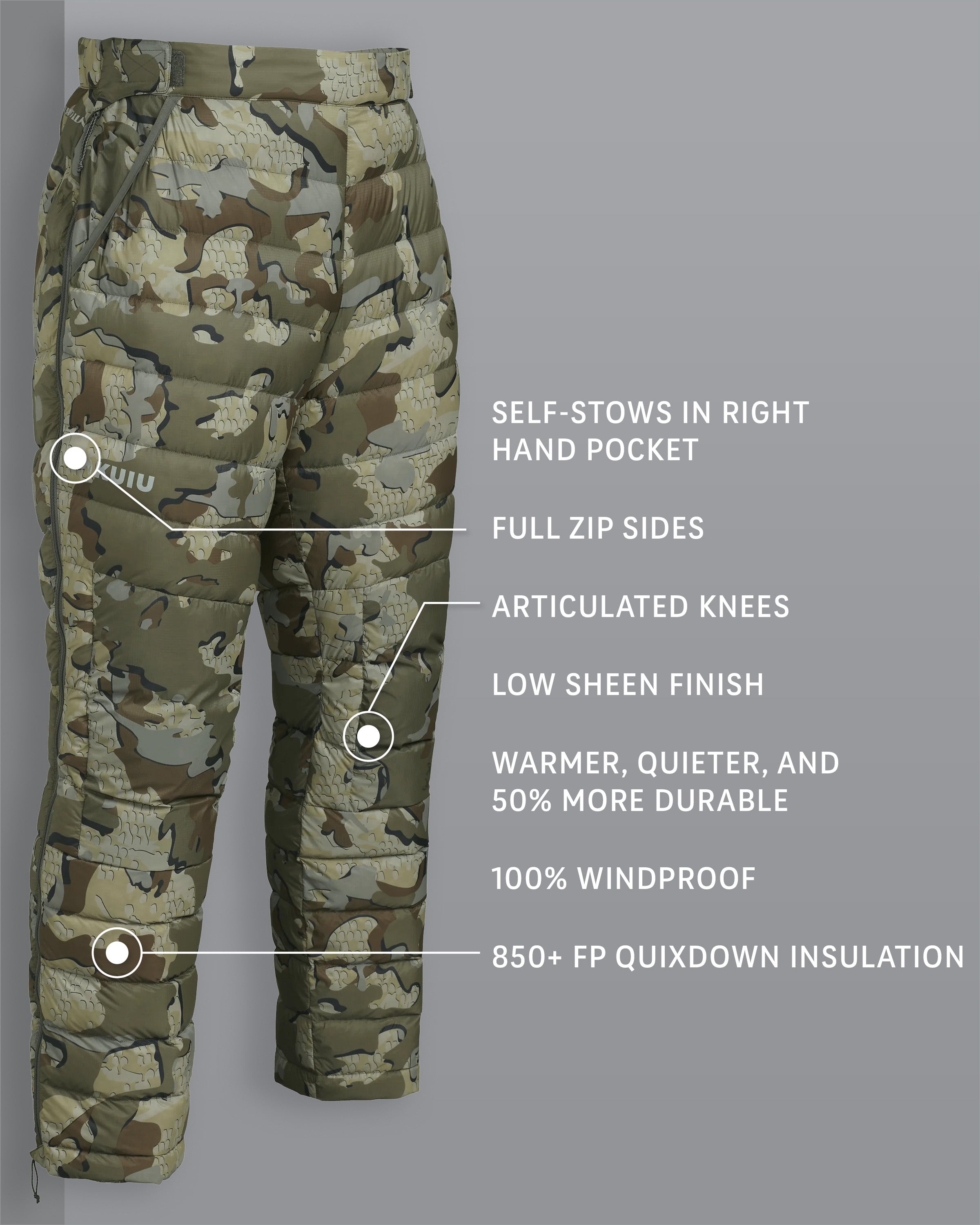 Alternative view of Super Down LT Pant | Valo