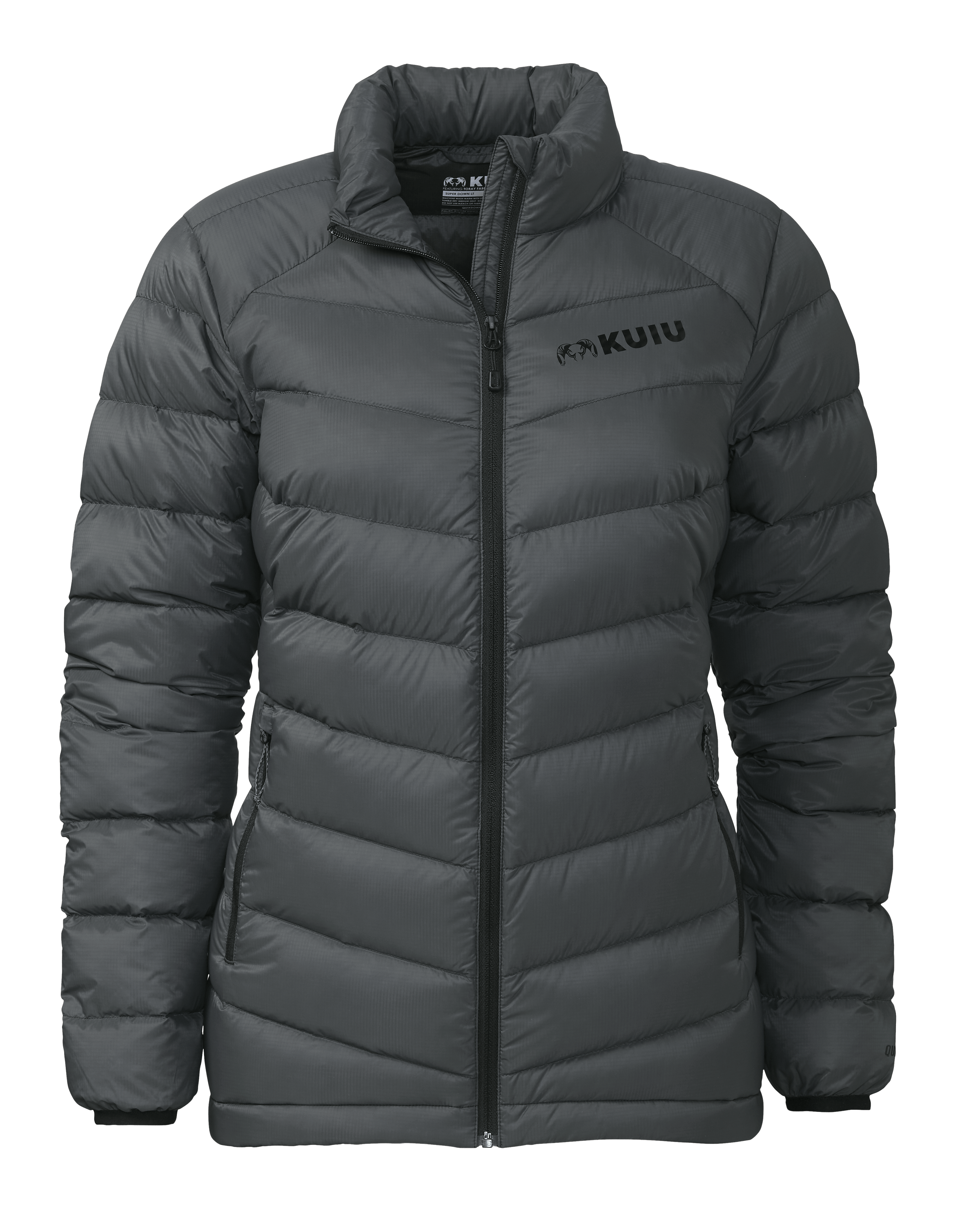 Outlet Women's Super Down LT Jacket | Gunmetal
