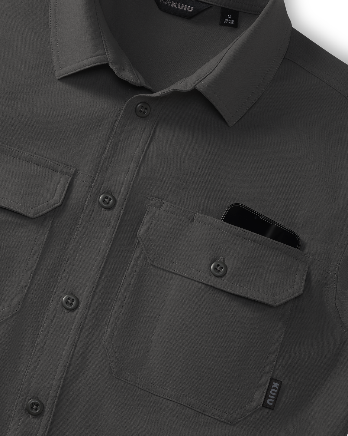 Motive SS Workgrade Shirt | Asphalt - Image 3