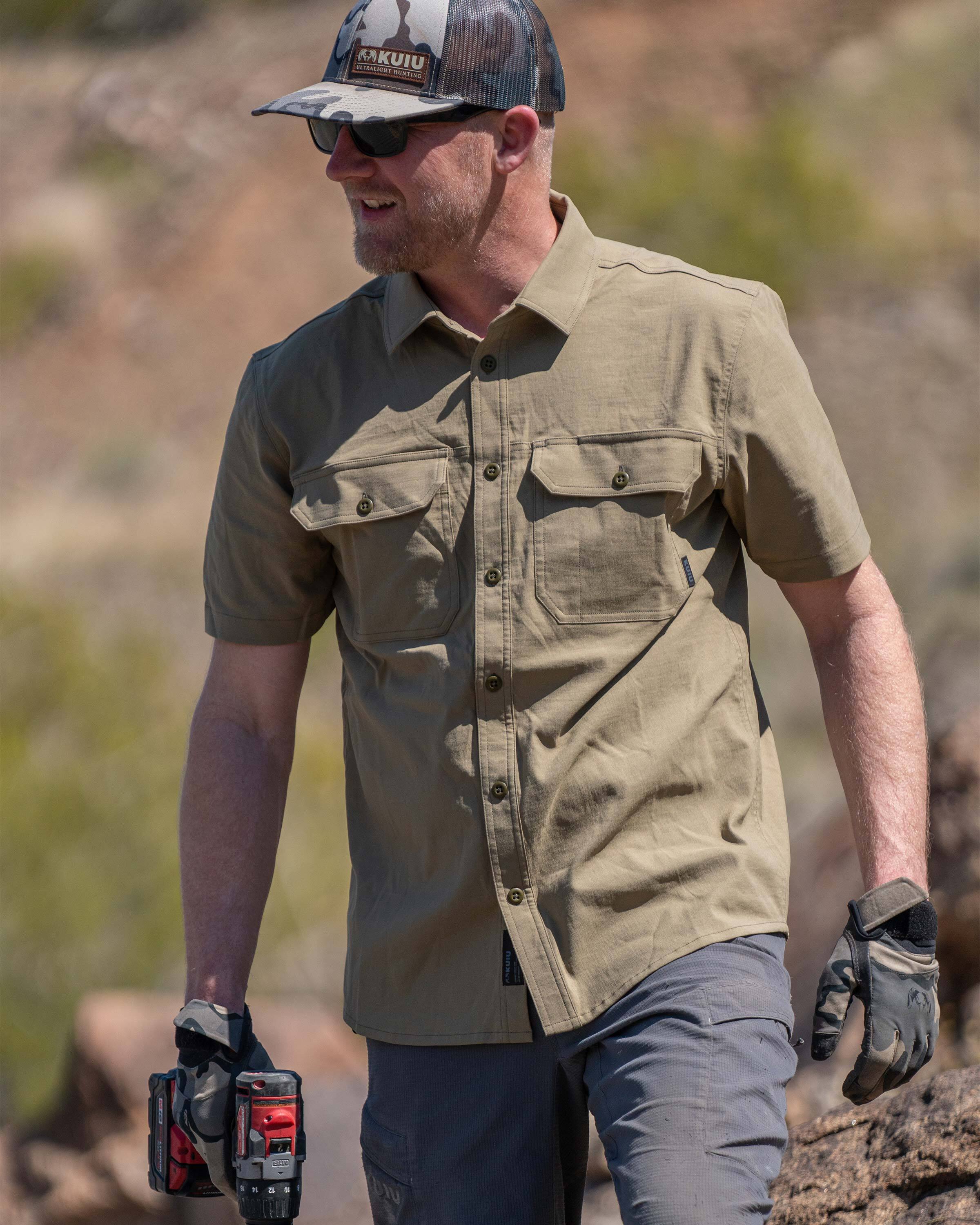 Motive SS Workgrade Shirt | Stone - Image 4