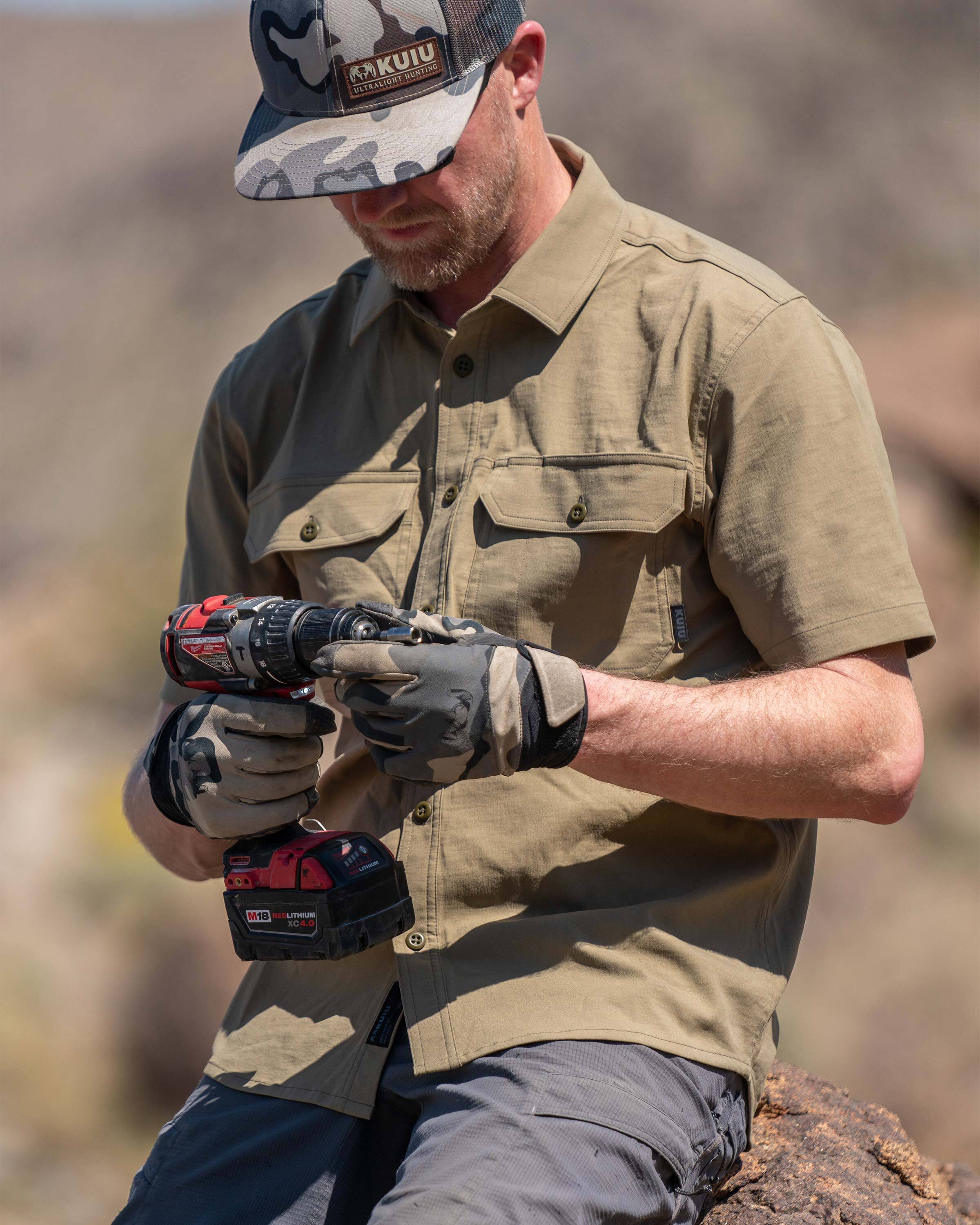 Motive SS Workgrade Shirt | Stone - Image 7
