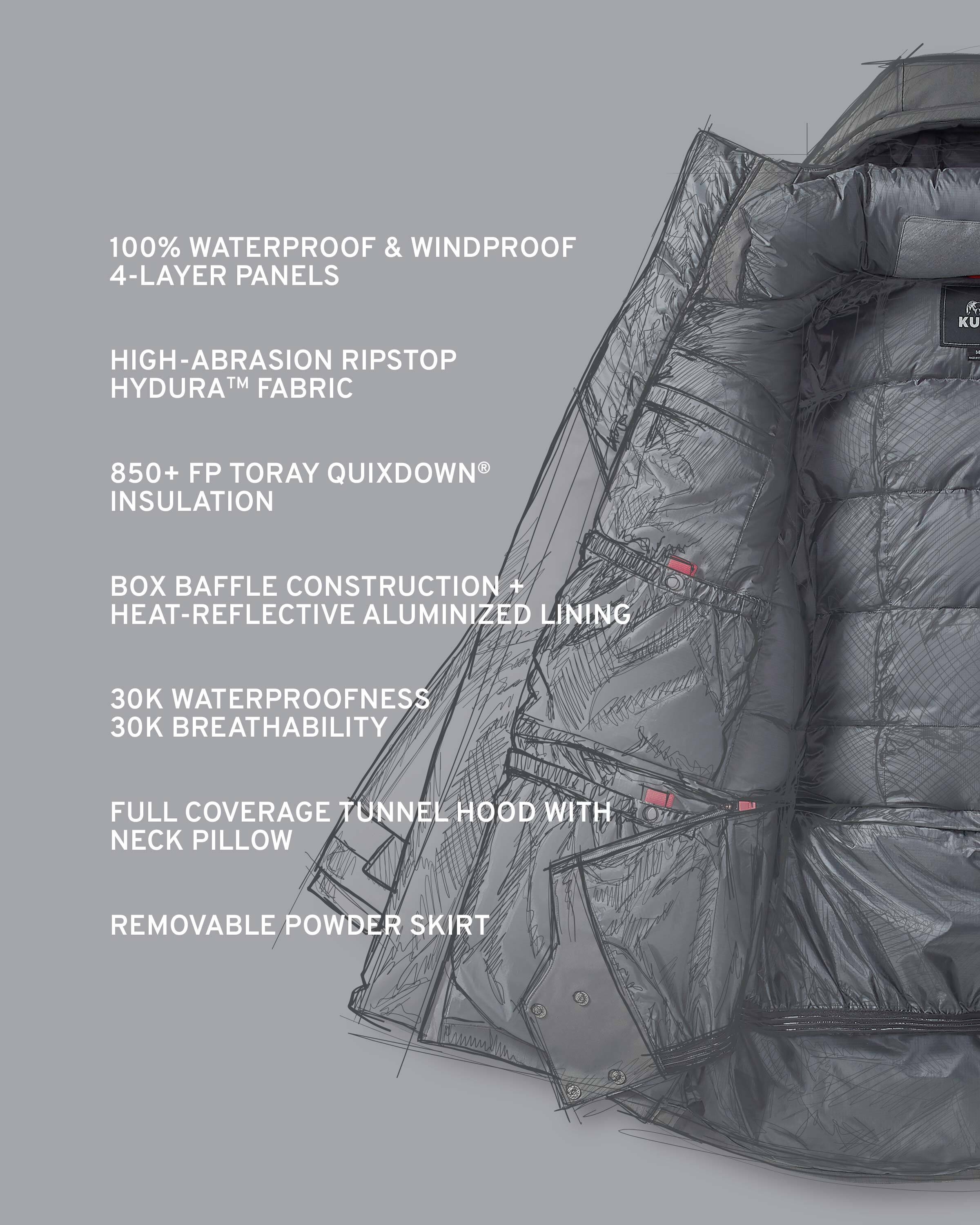 Alternative view of Super Down Arktuk Parka | Asphalt